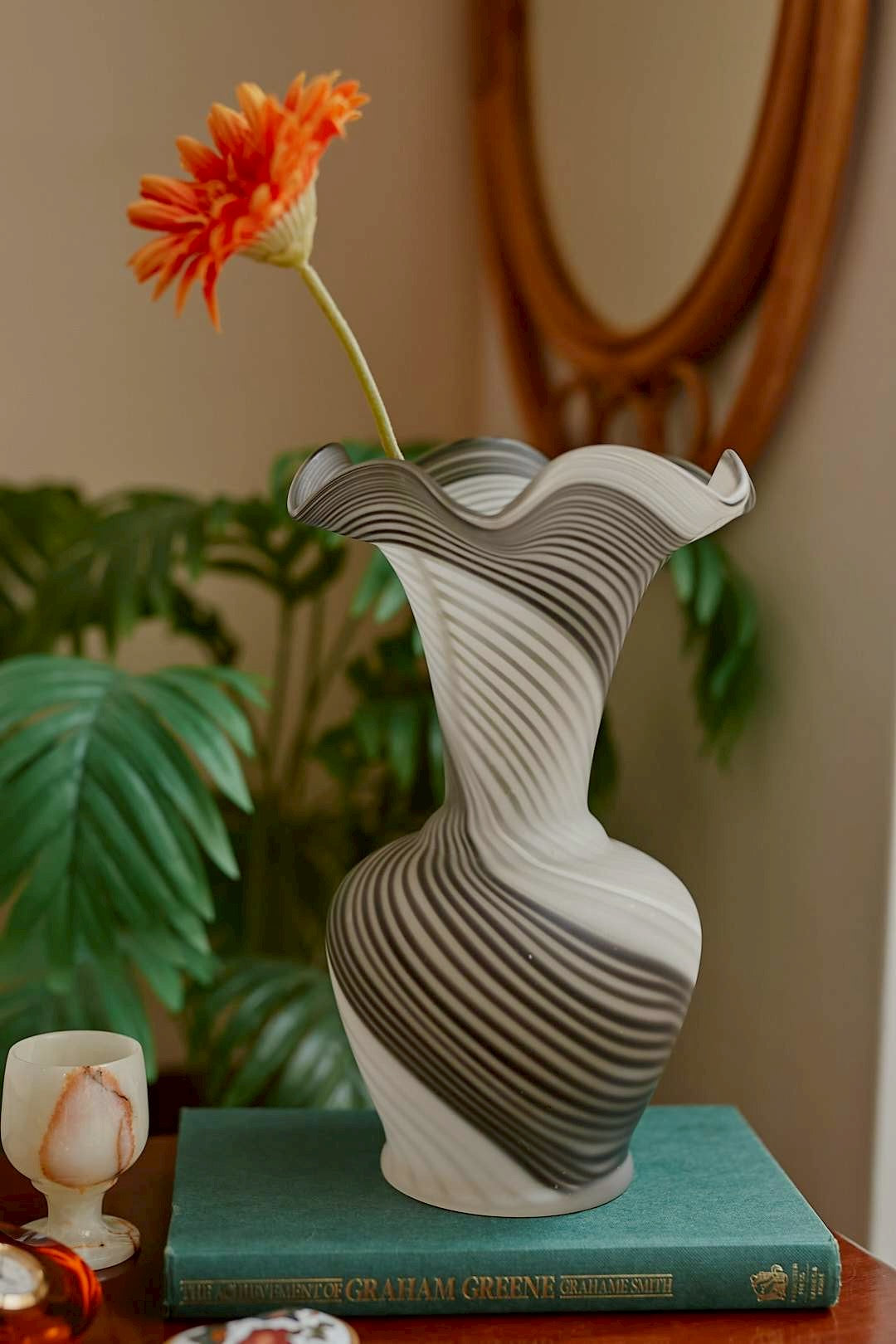 Twist Monotone Art Vase
