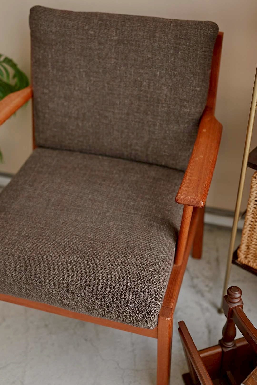 Warm Brown Lounge Chair