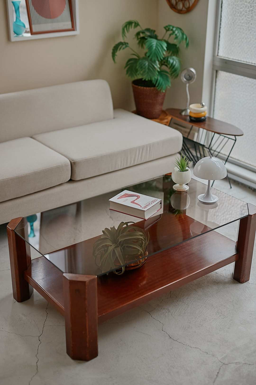 Smoked Glass Low Table
