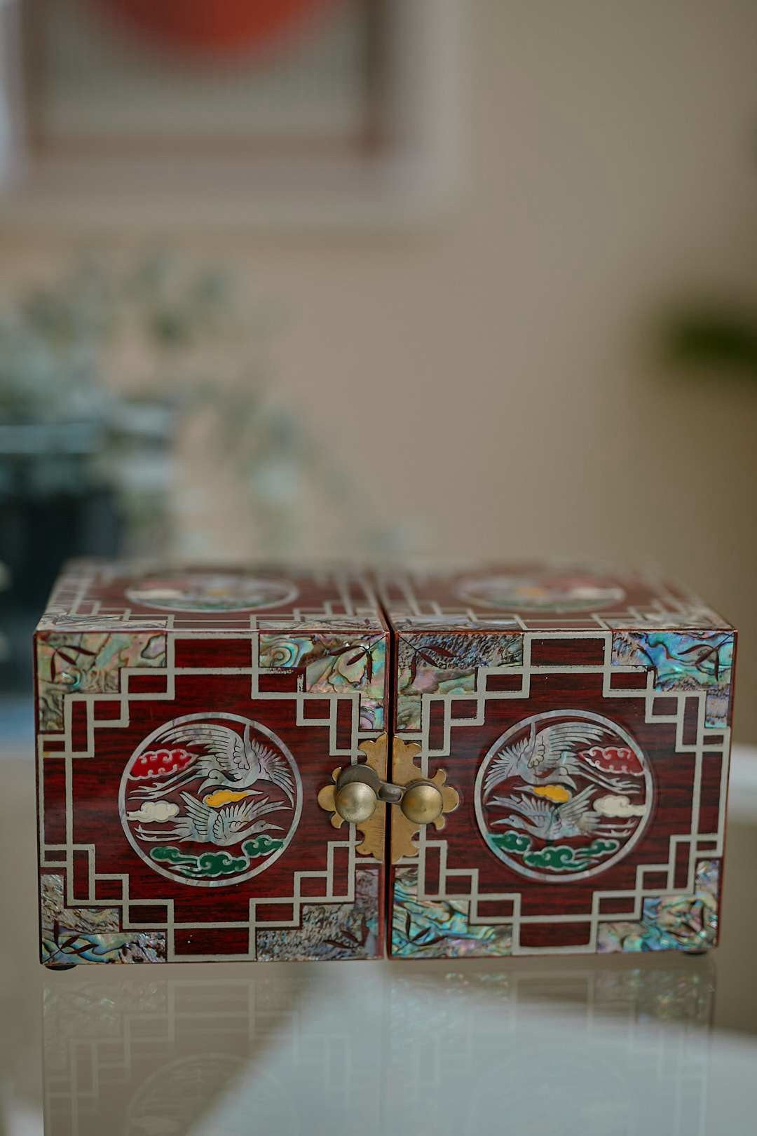 Raden Crane Jewelry Box