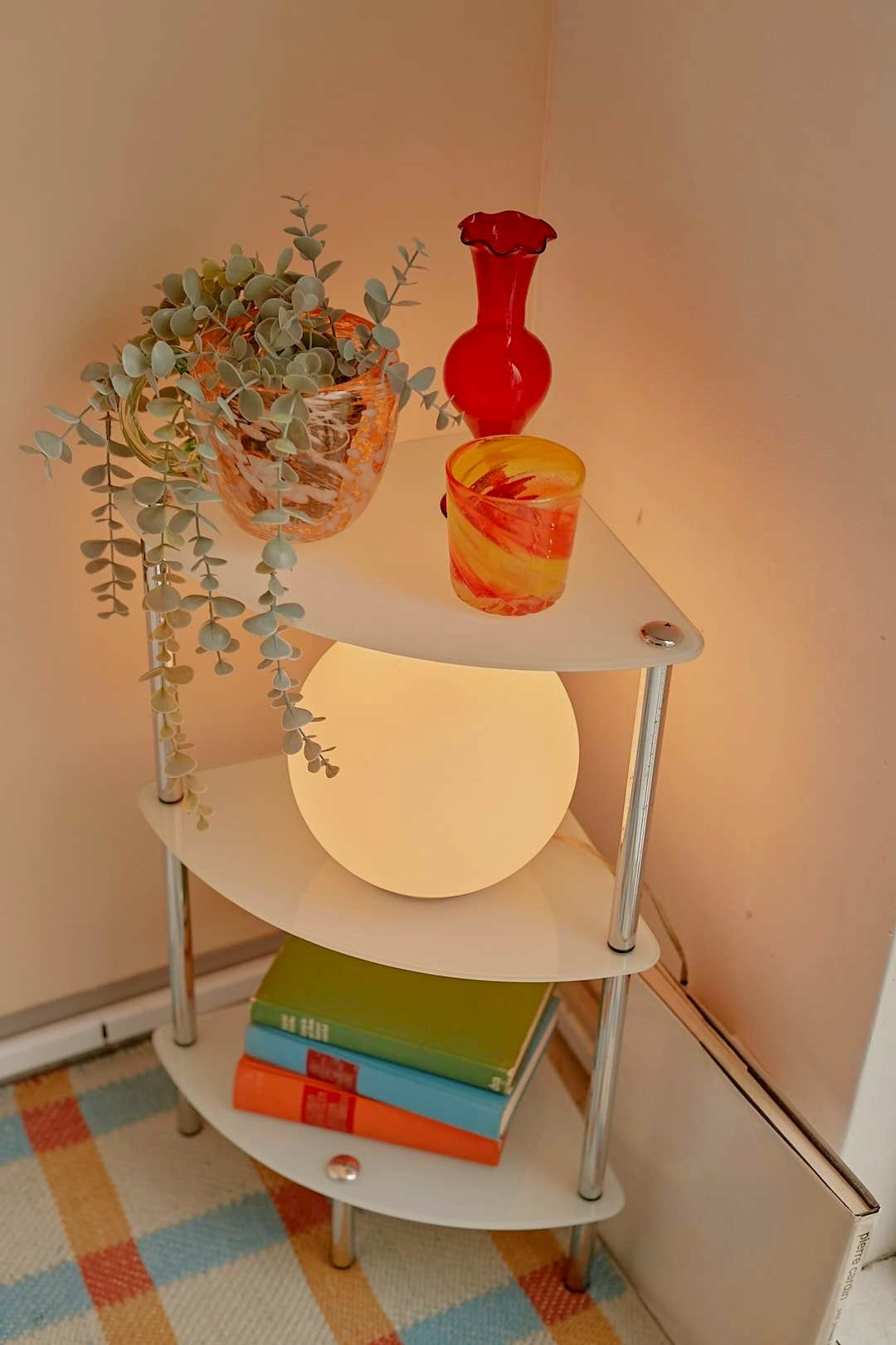 Glass Corner Stand