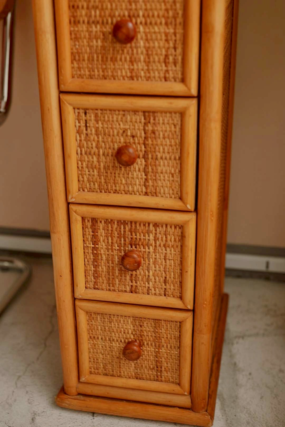 Rattan Slim Chest