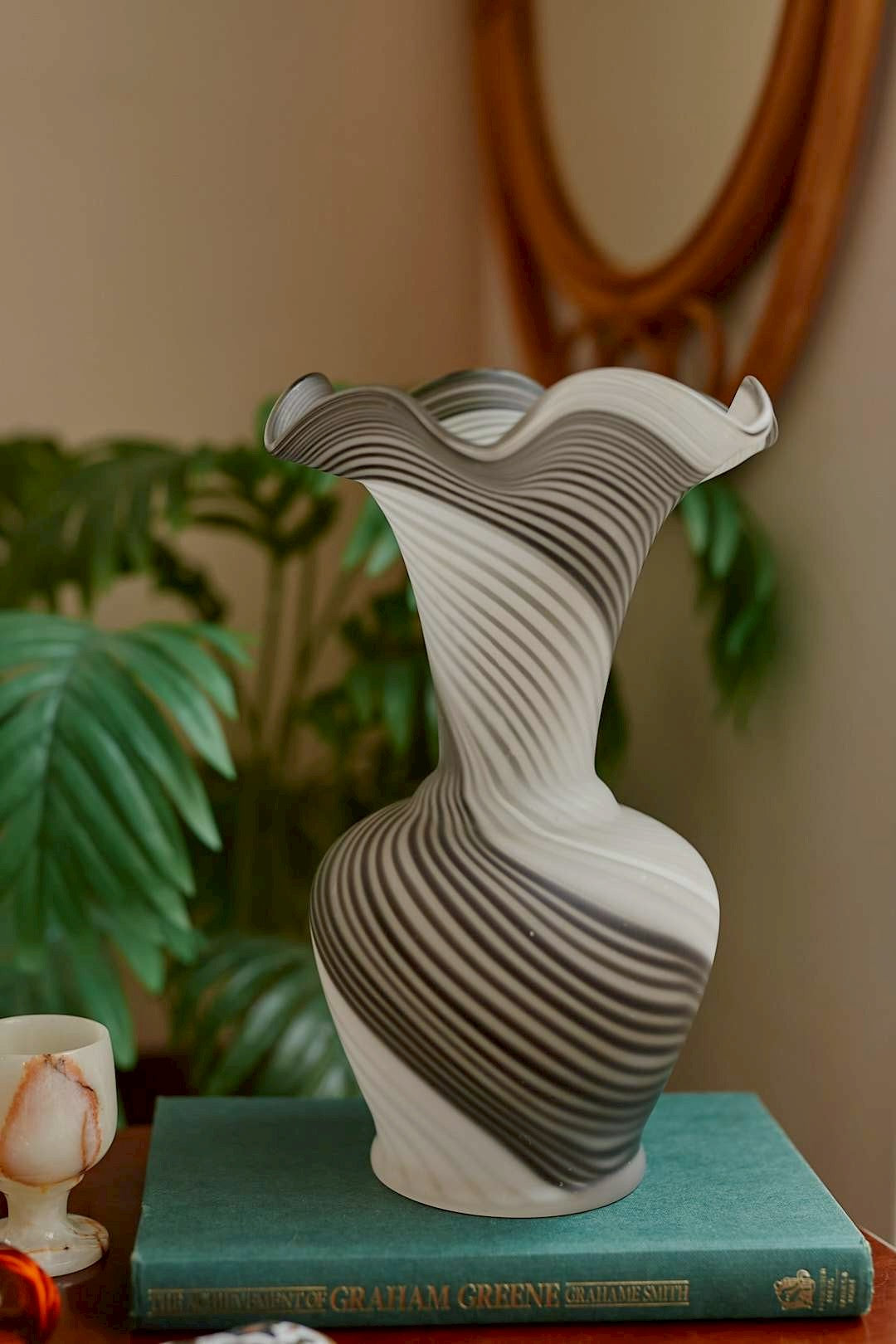 Twist Monotone Art Vase