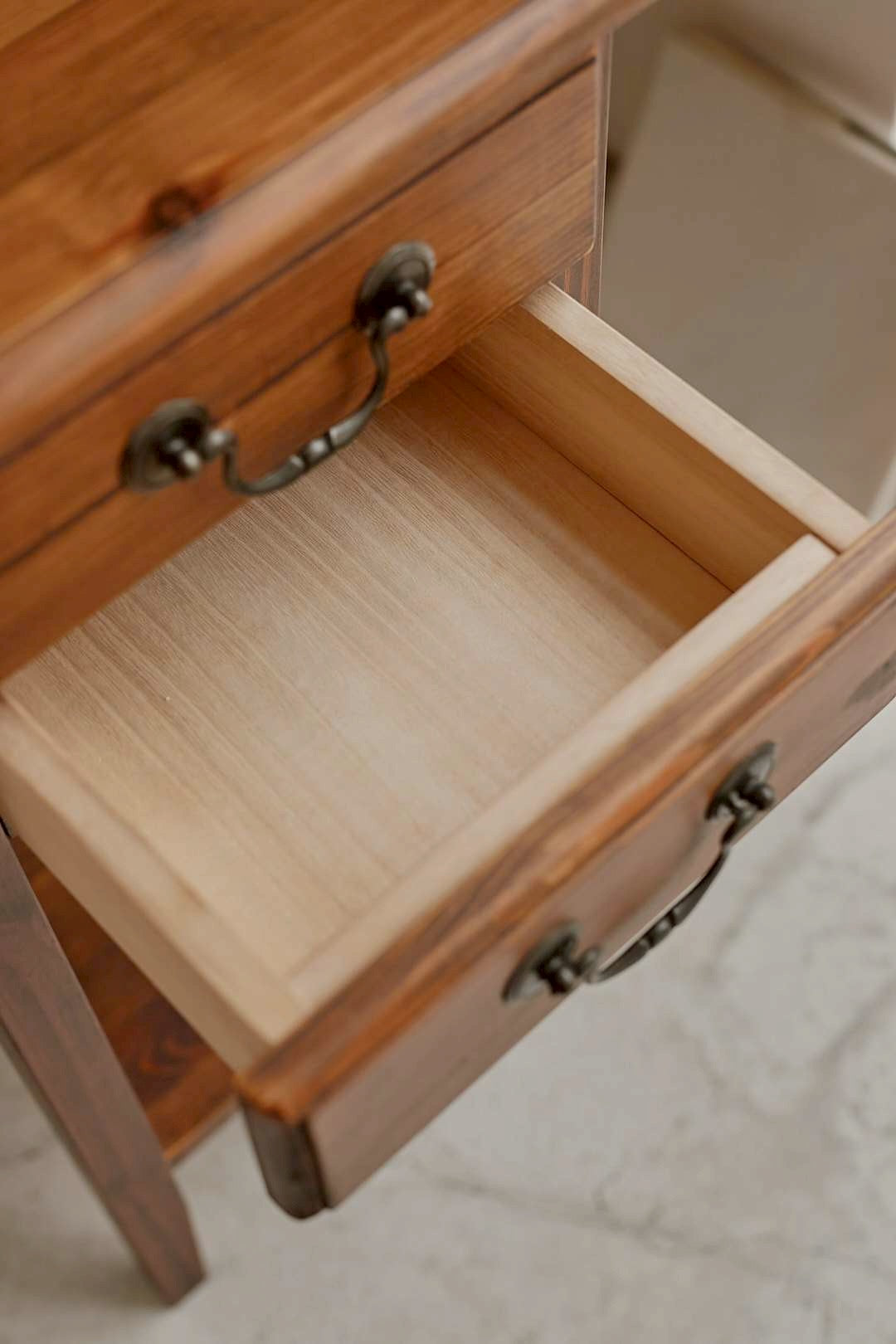 Rustic Wood Side Chest