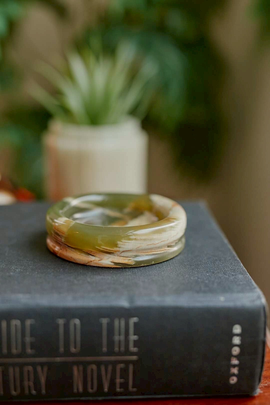 naturalstone Green onyx mini tray②