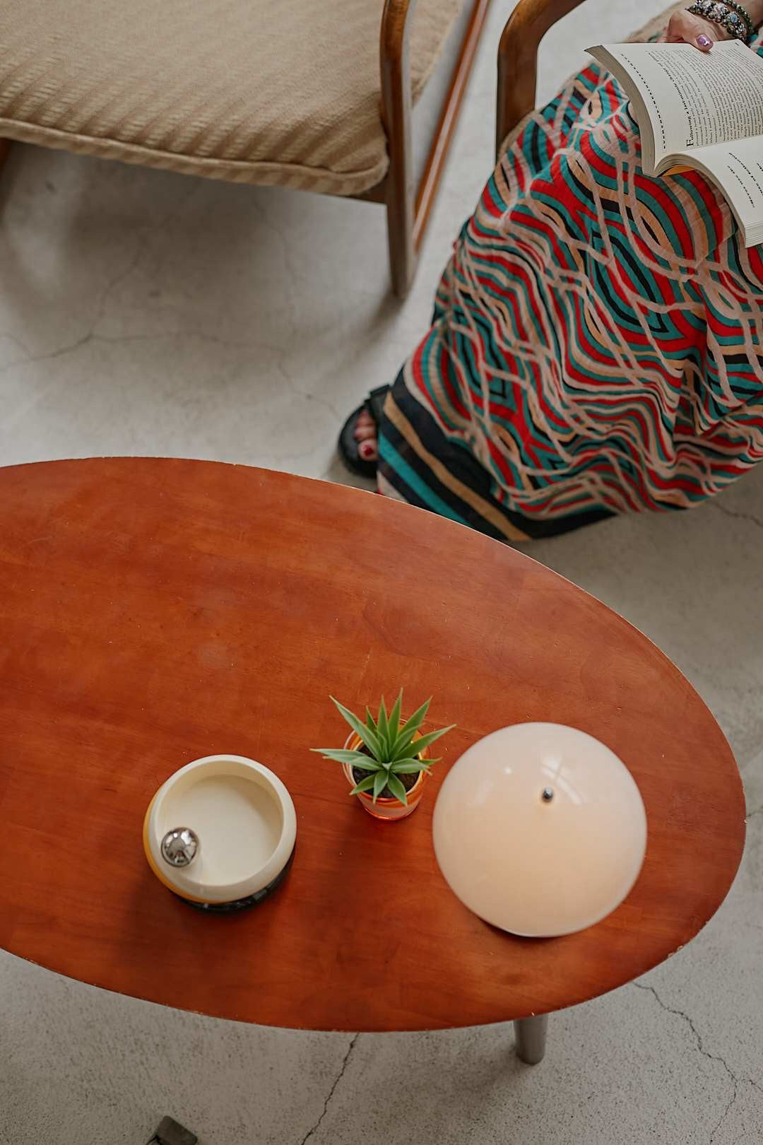 Oval Folding Table