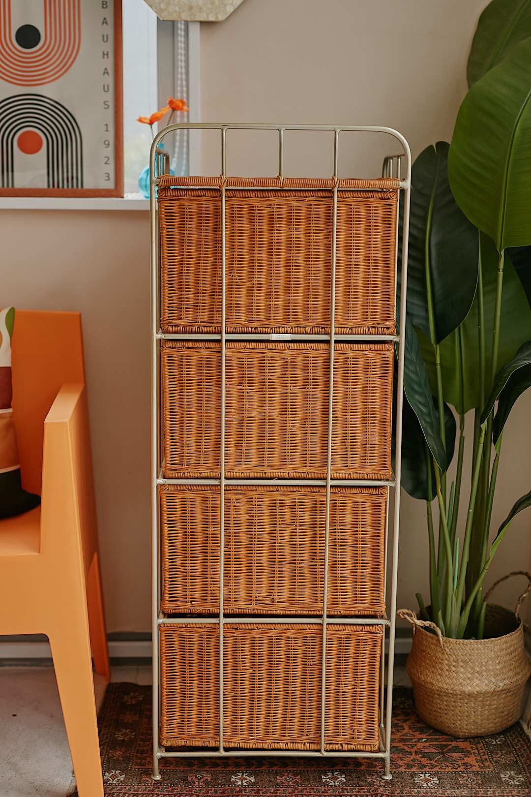 Rattan Drawer Rack