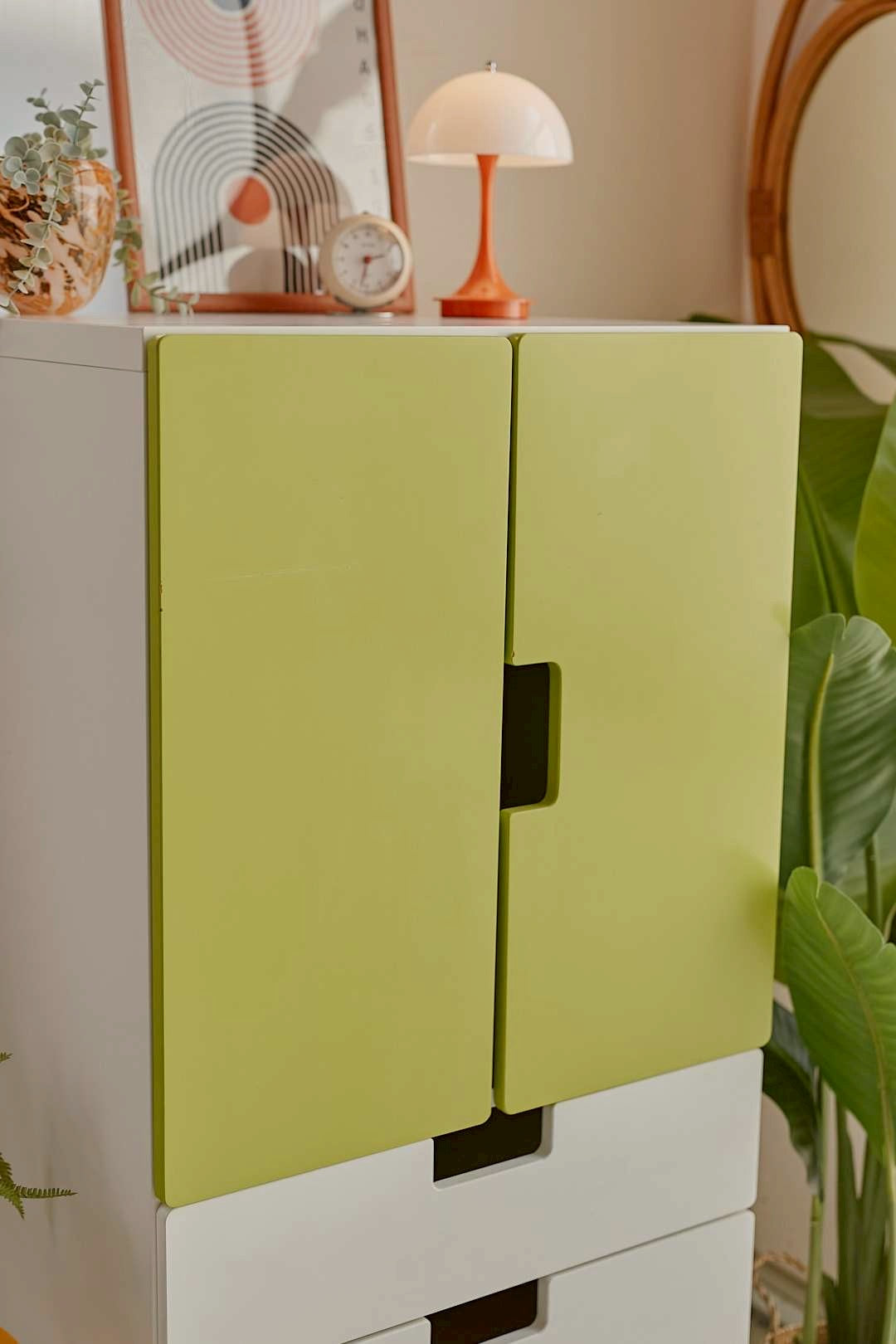 Lime Green Storage Cabinet