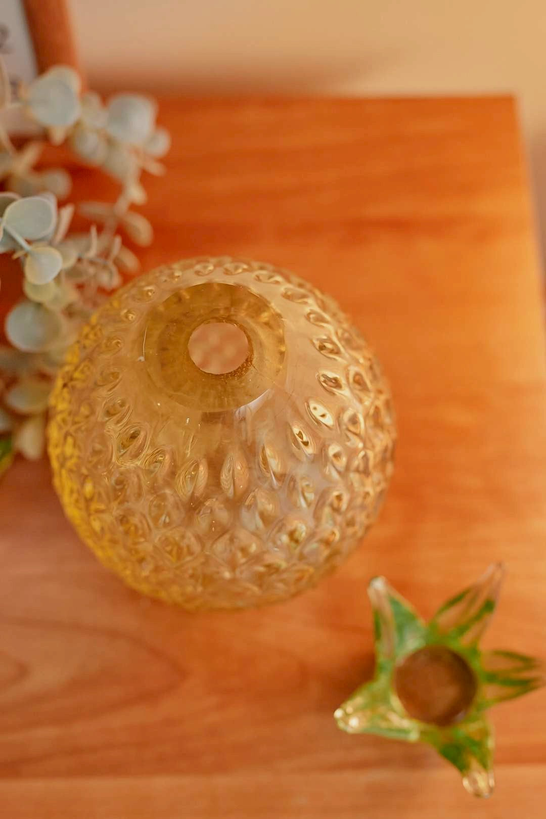 Tropical Glass Objet Vase