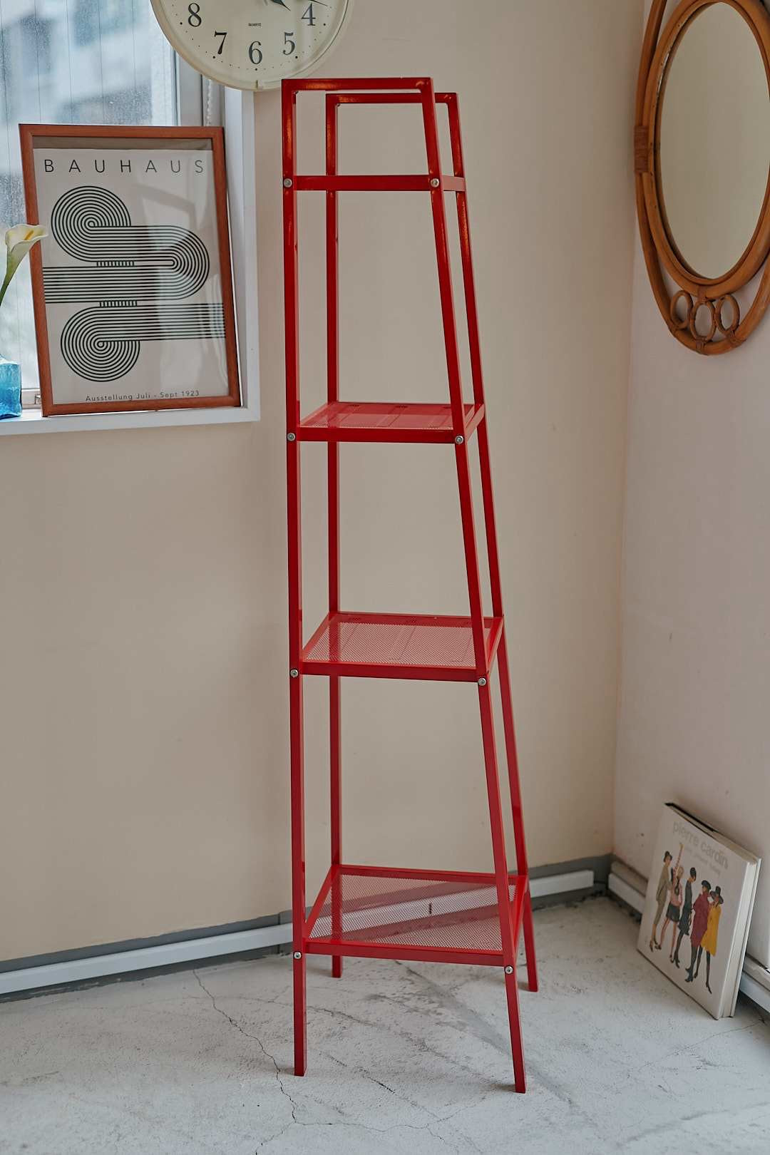 Red Ladder Shelf