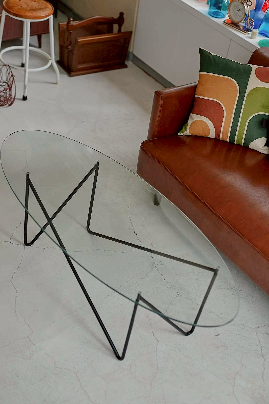 Glass Orbit Table