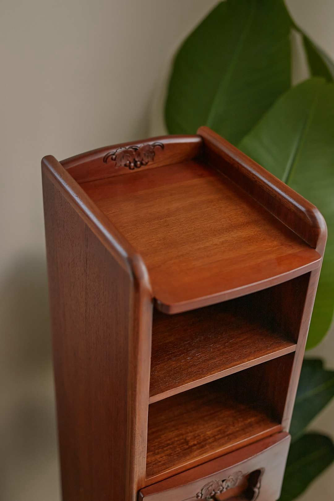 Slim Wood Storage Chest