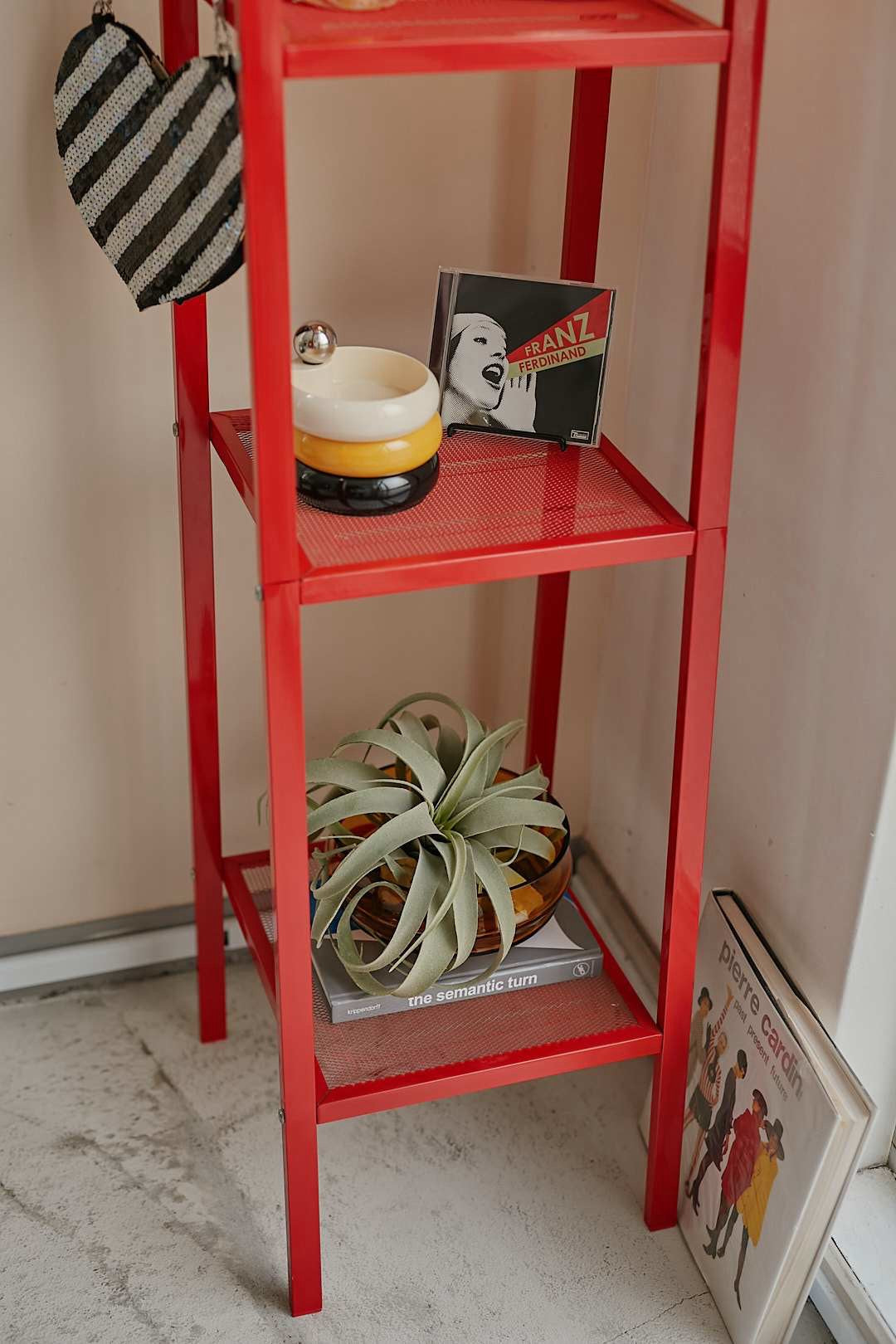 Red Ladder Shelf