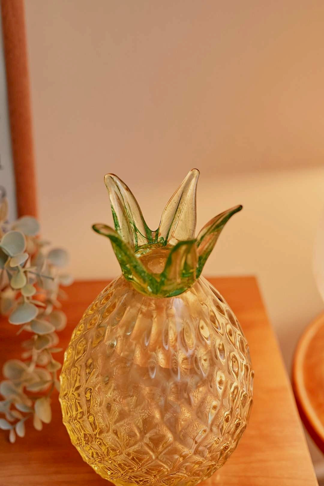 Tropical Glass Objet Vase