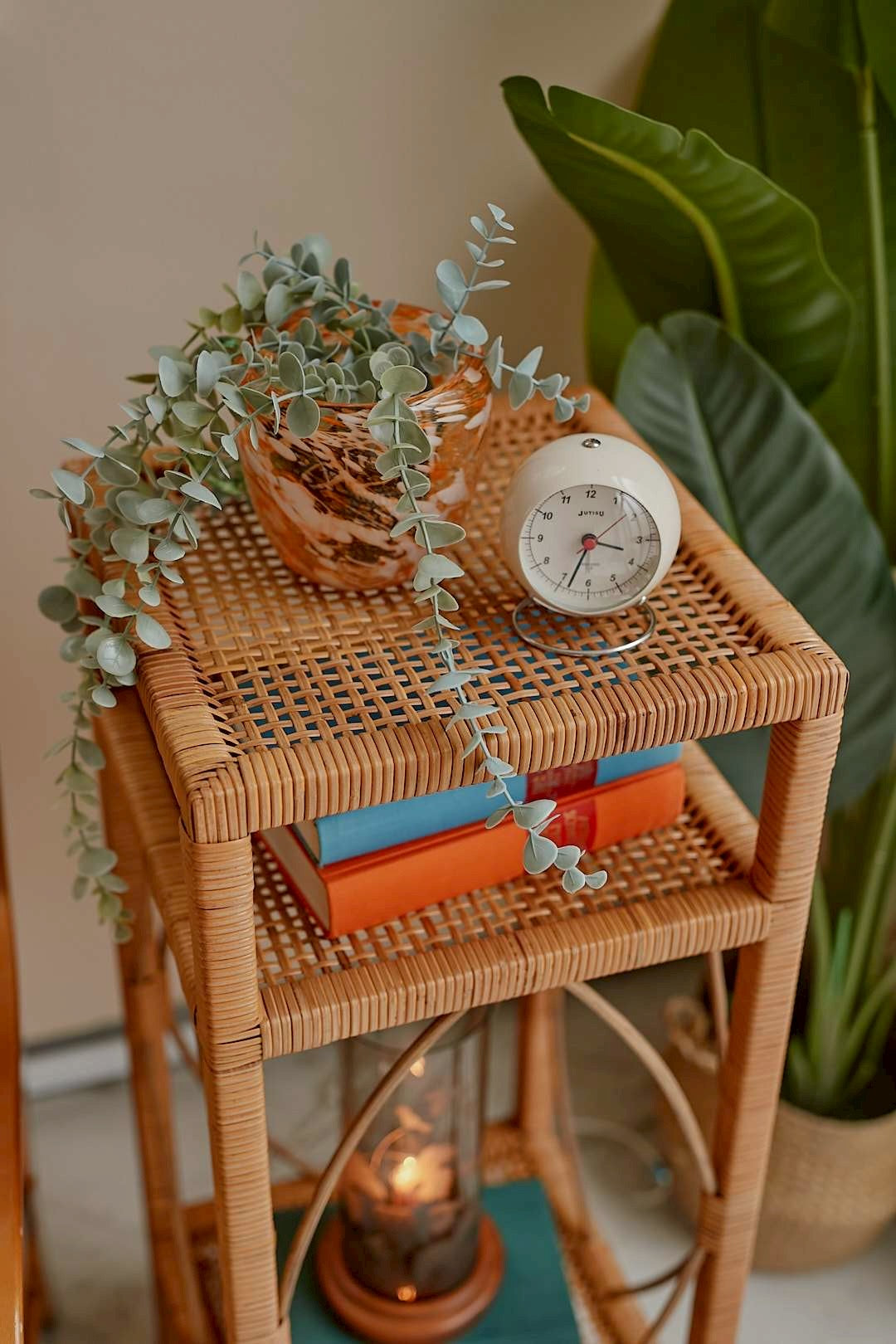Rattan Side Shelf