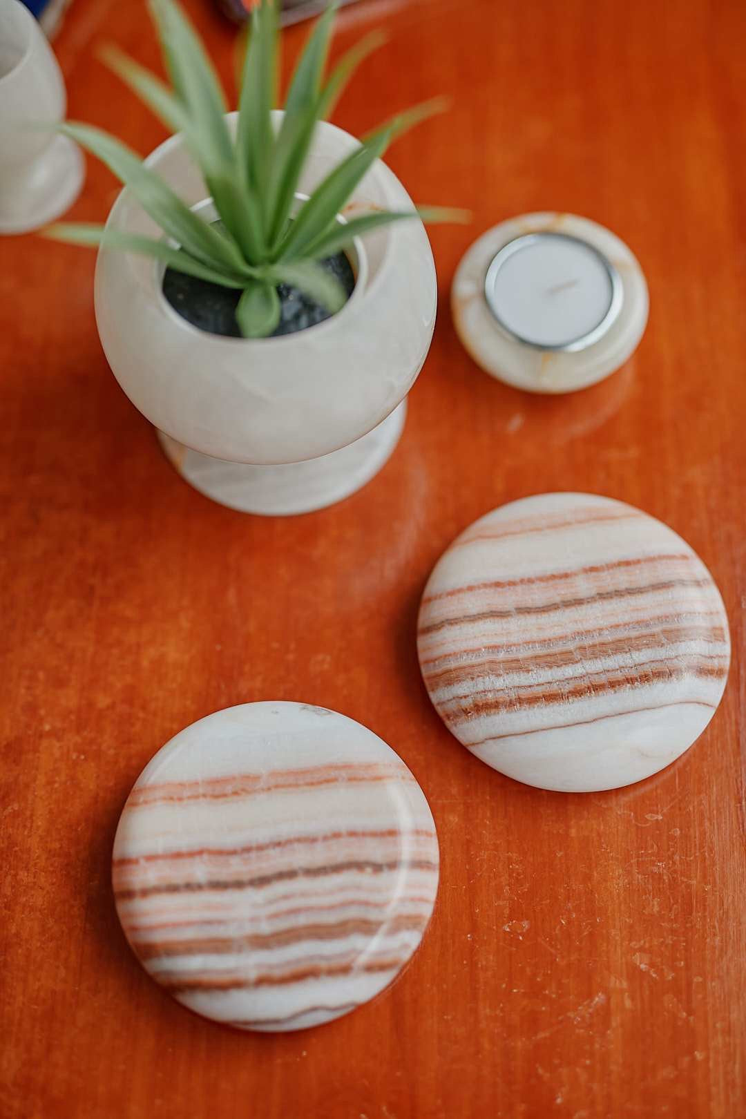 Pink Onyx Round Tray