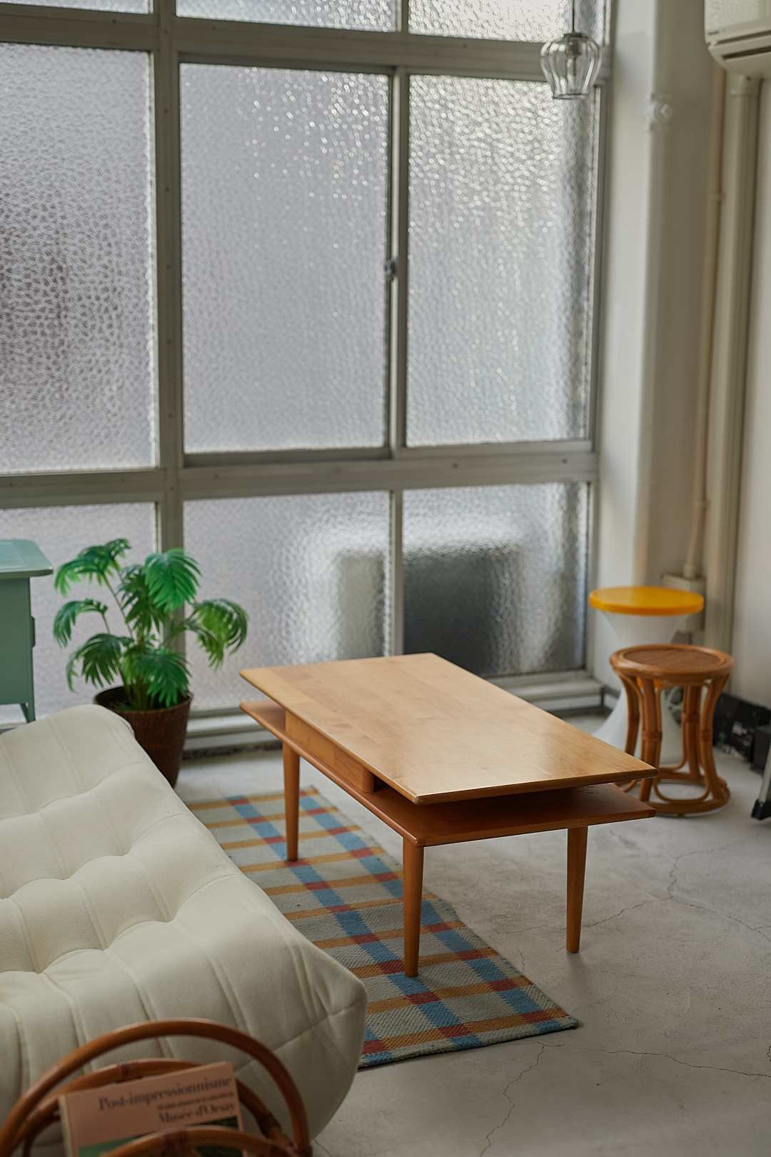 Natural Wood 2tiers Low Table