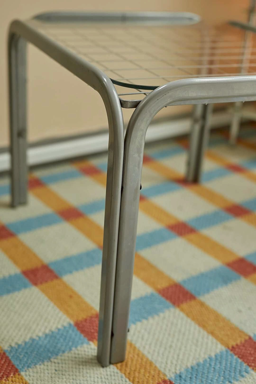 Glass Grid Table
