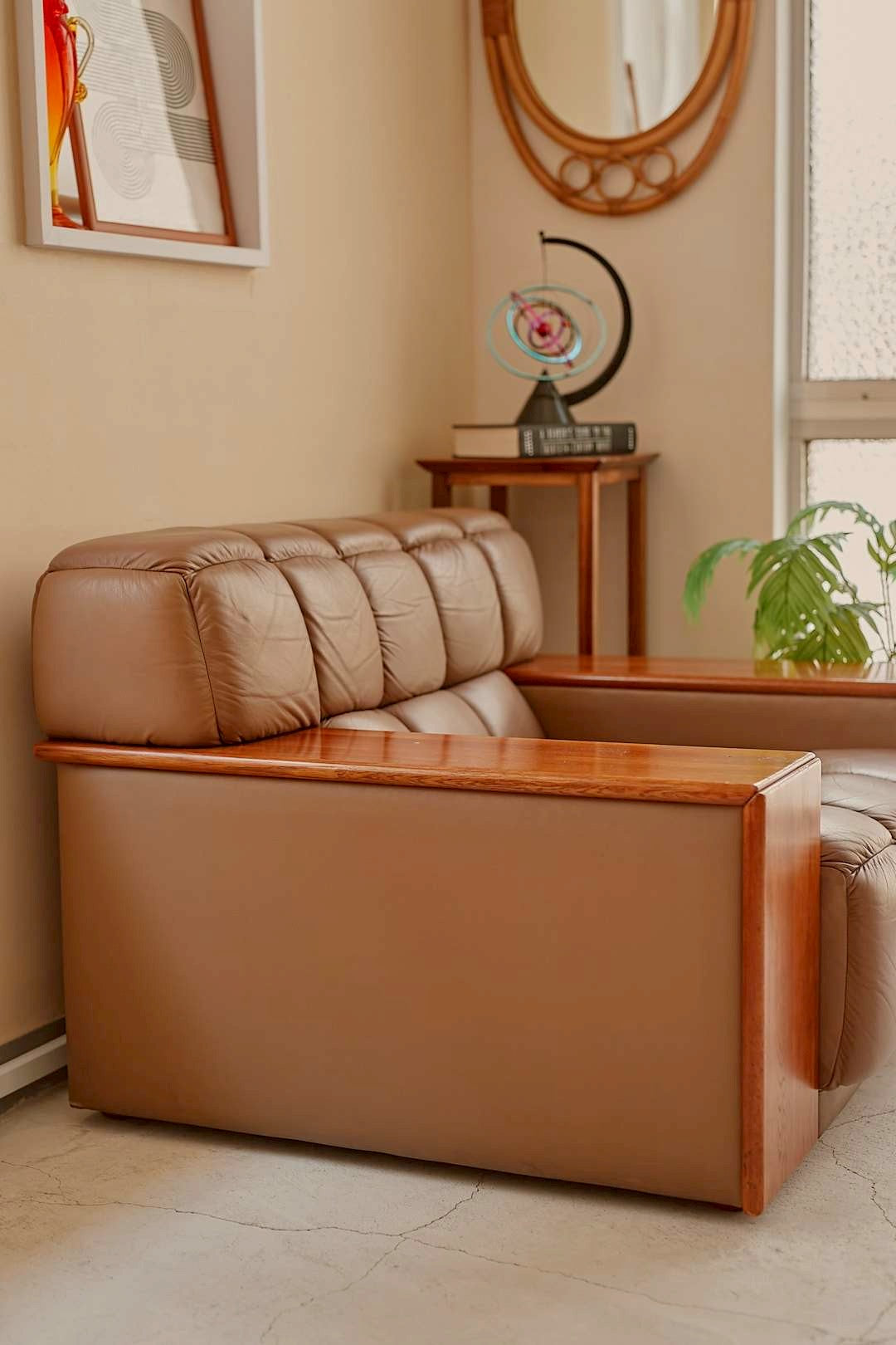 Cube Leather Lounge Sofa