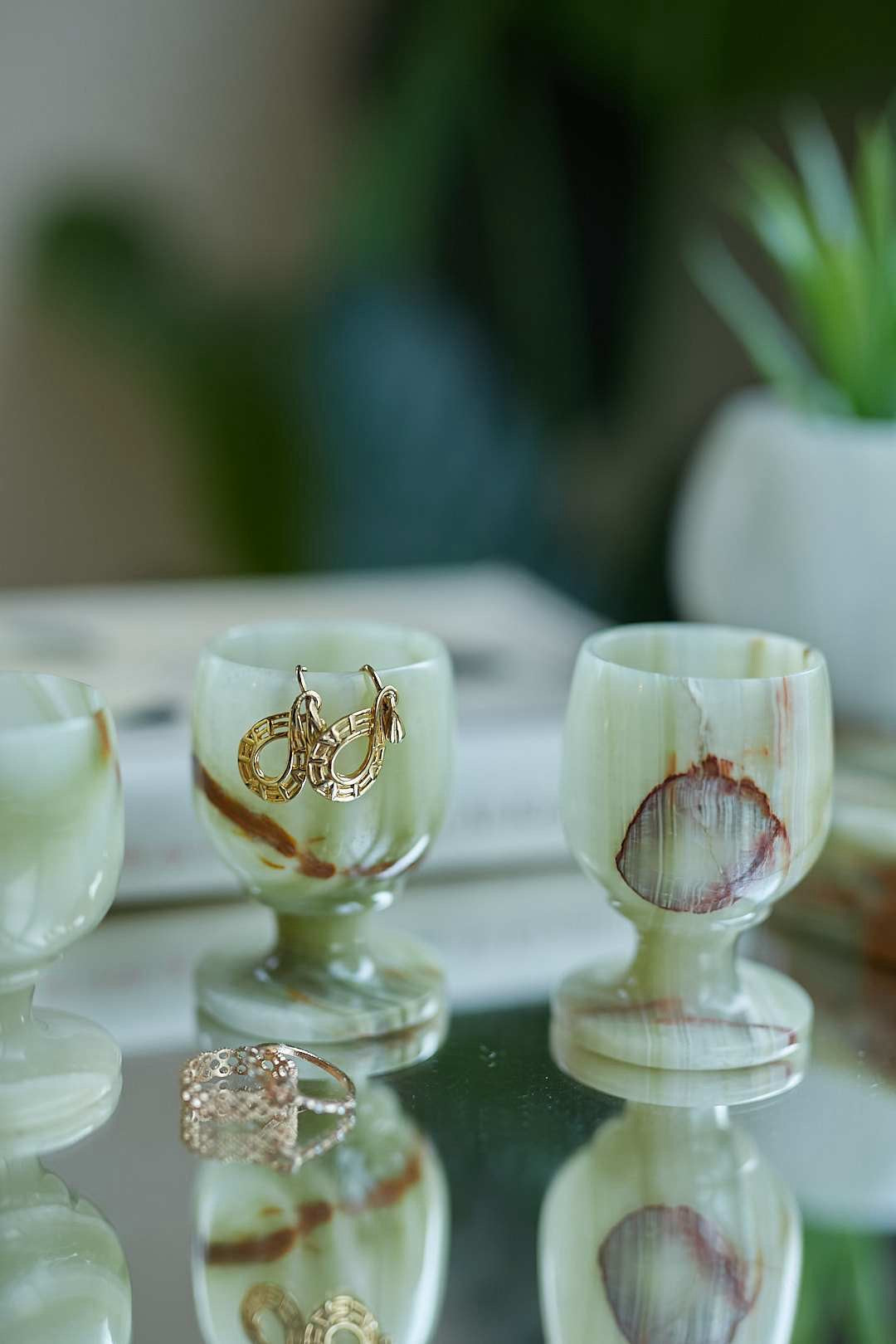 Green Onyx Mini Goblet①