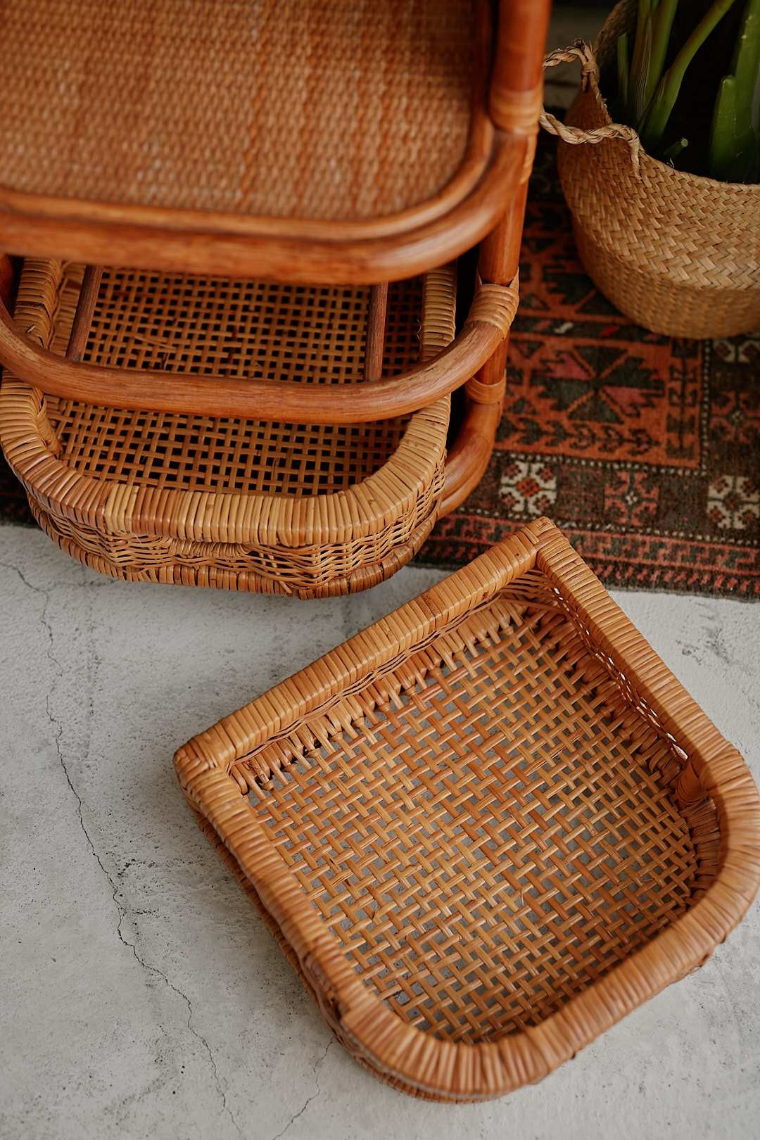 Rattan Arch Design Shelf