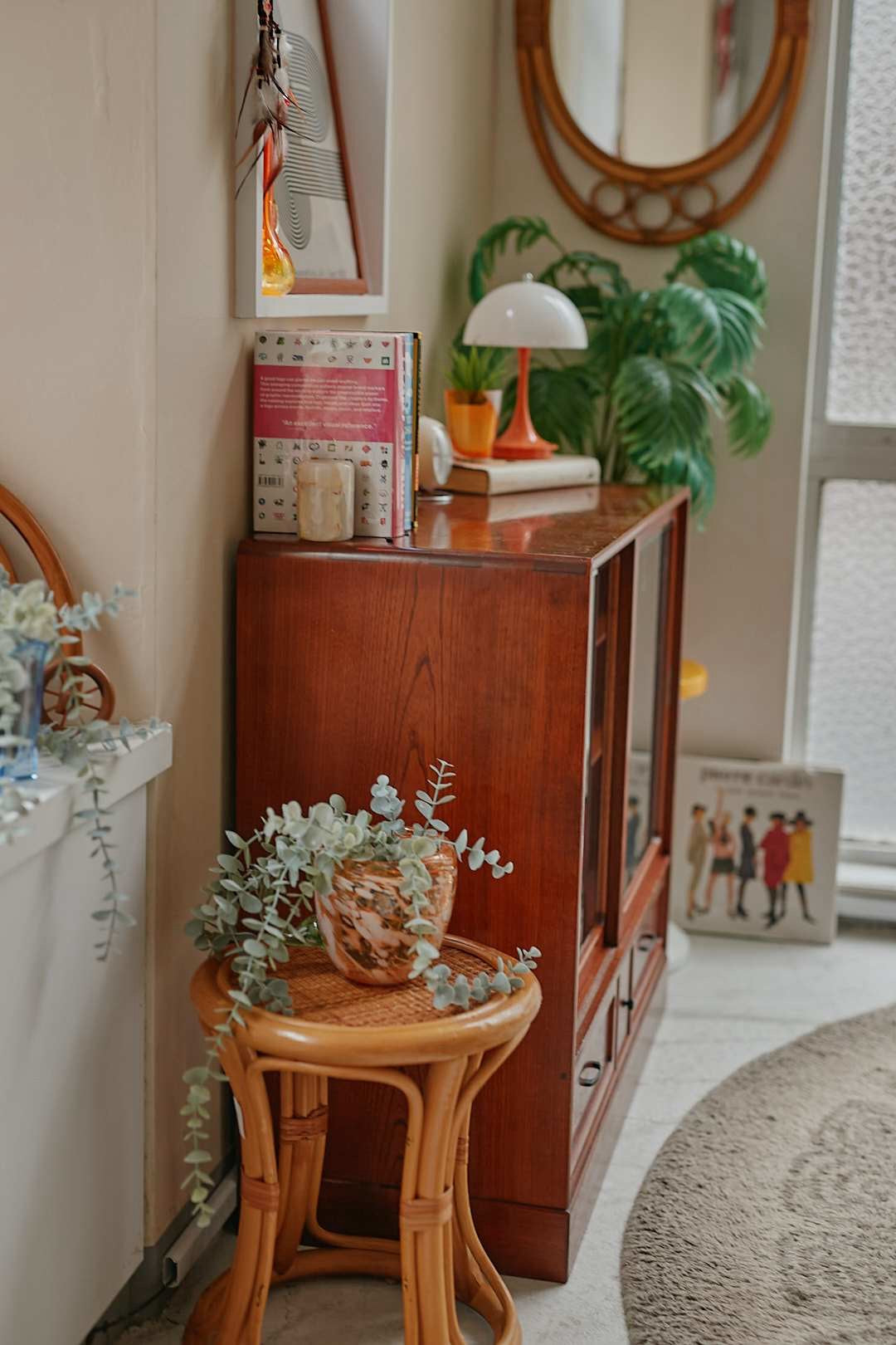 Wood Sliding Glass Cabinet