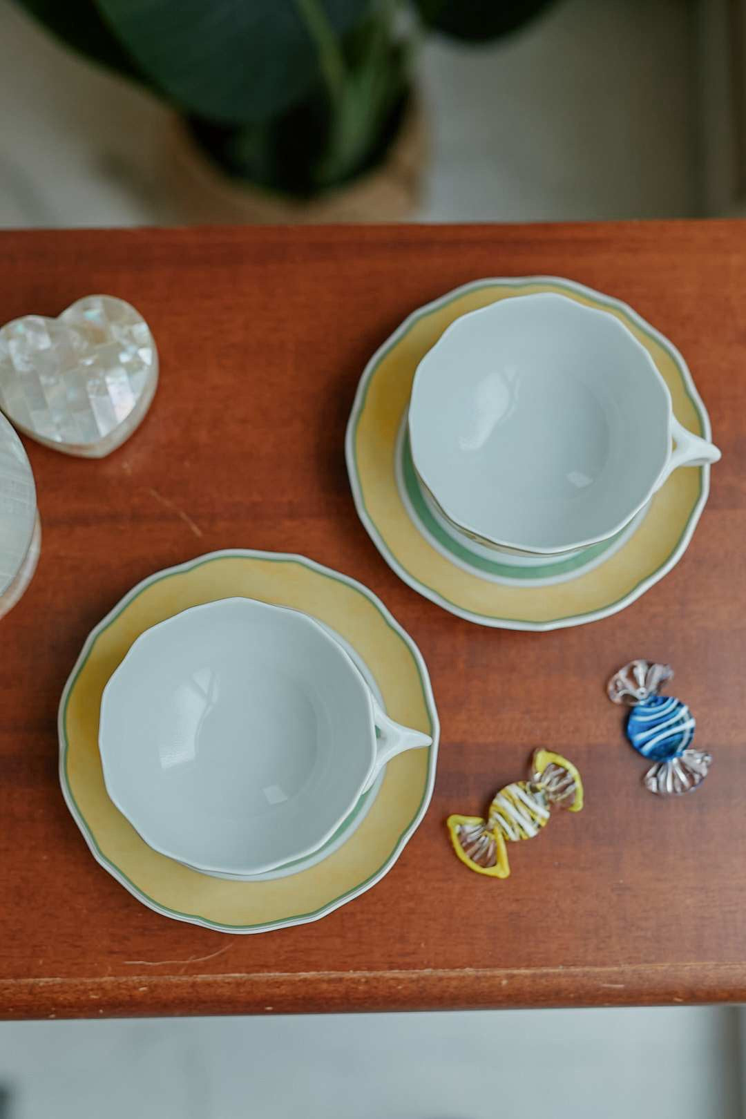 Hutschenreuther Yellow Flower Cup & Saucer