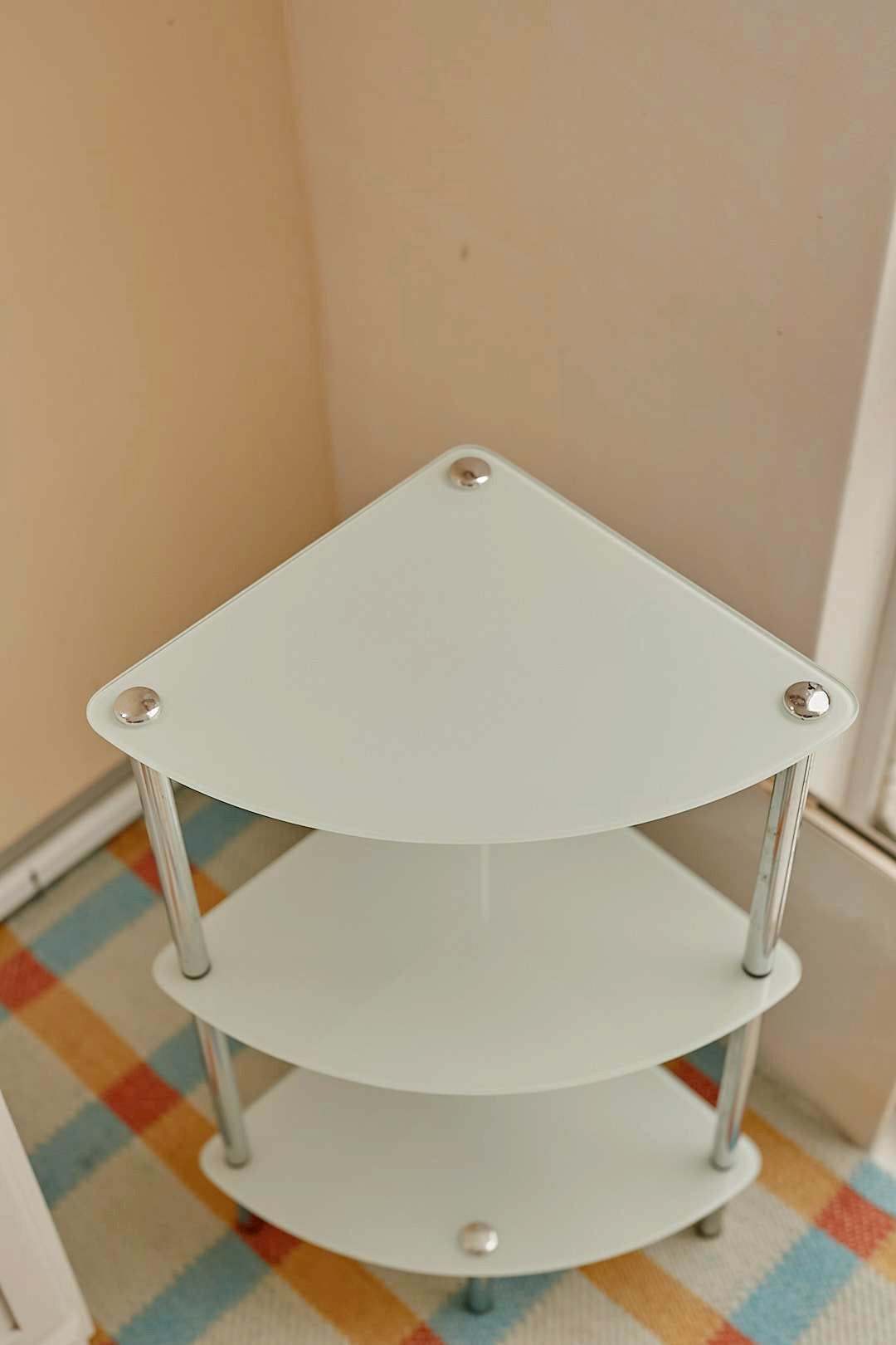 Glass Corner Stand