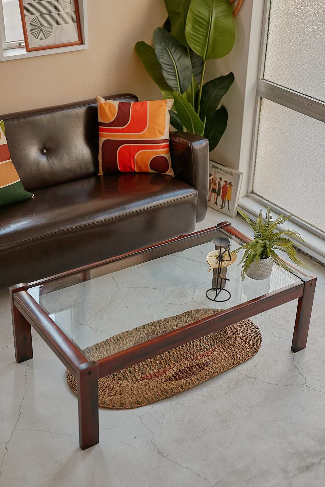 カリモク Glass Coffee Table