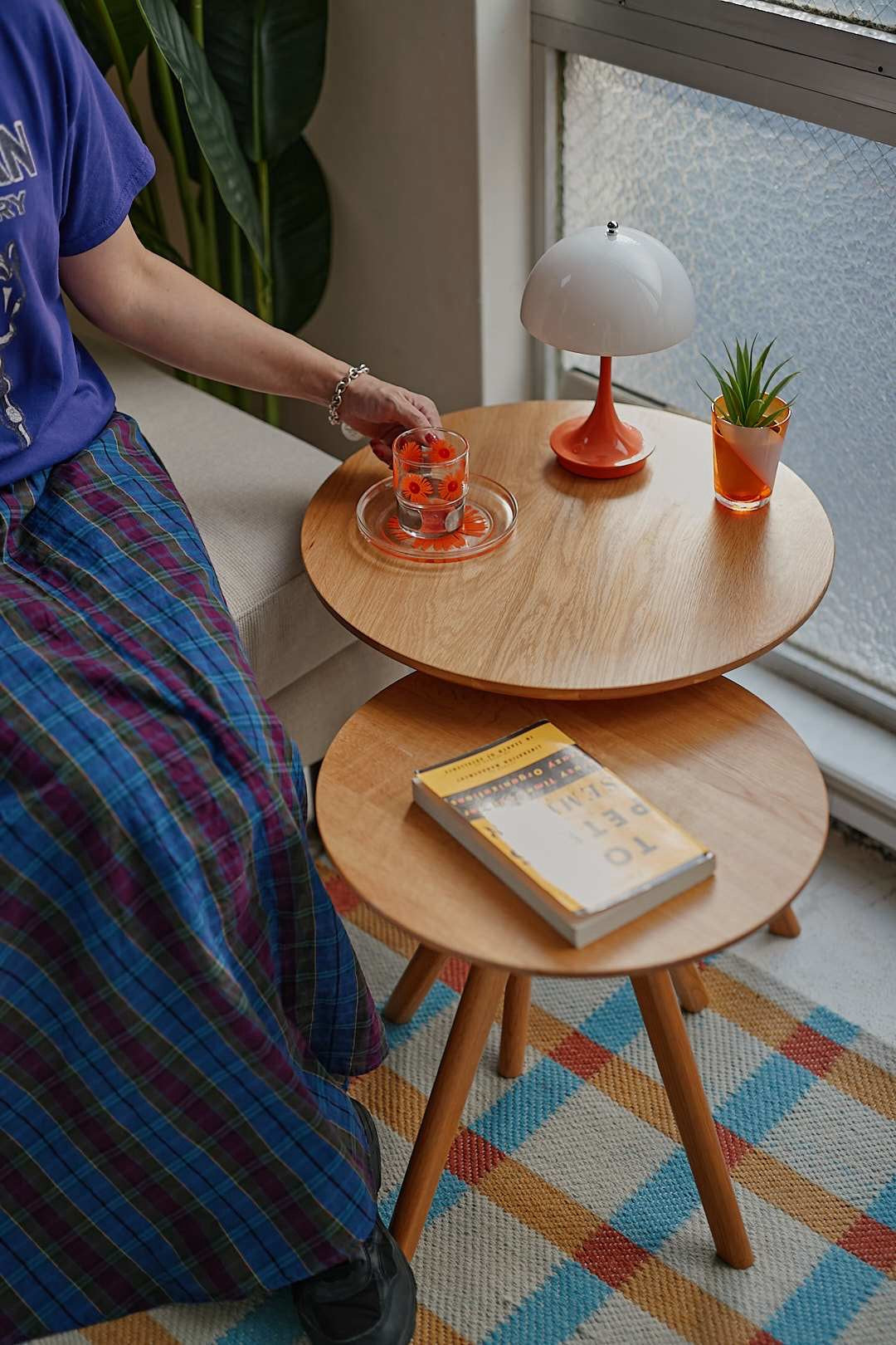 Oak Nesting Table