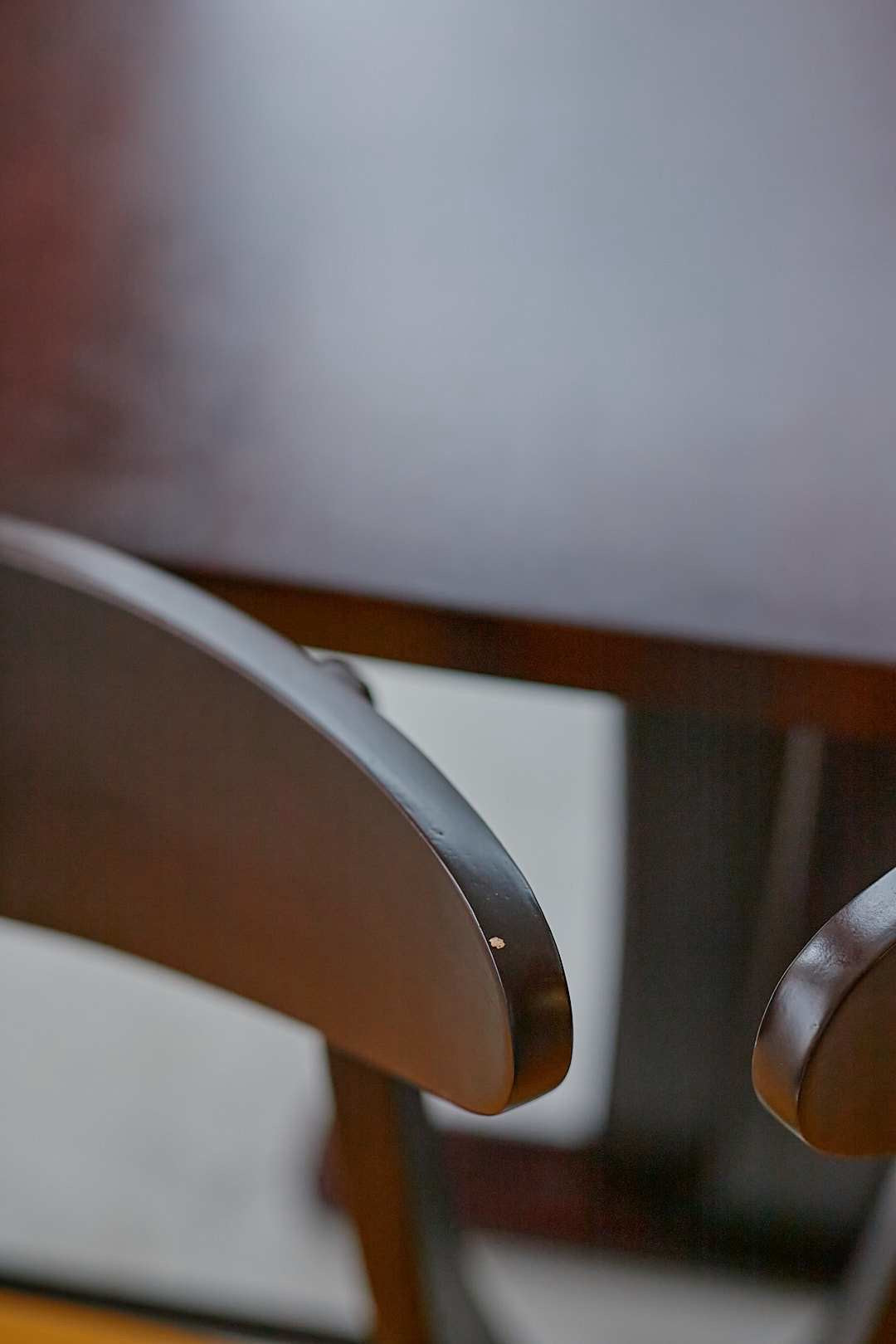 Dark Brown& Mustard Dining Set