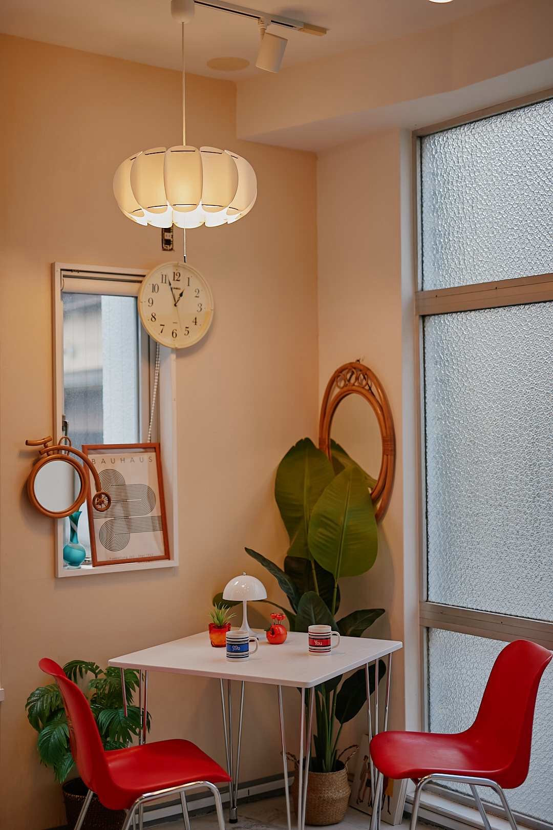 White Pumpkin Pendant Light