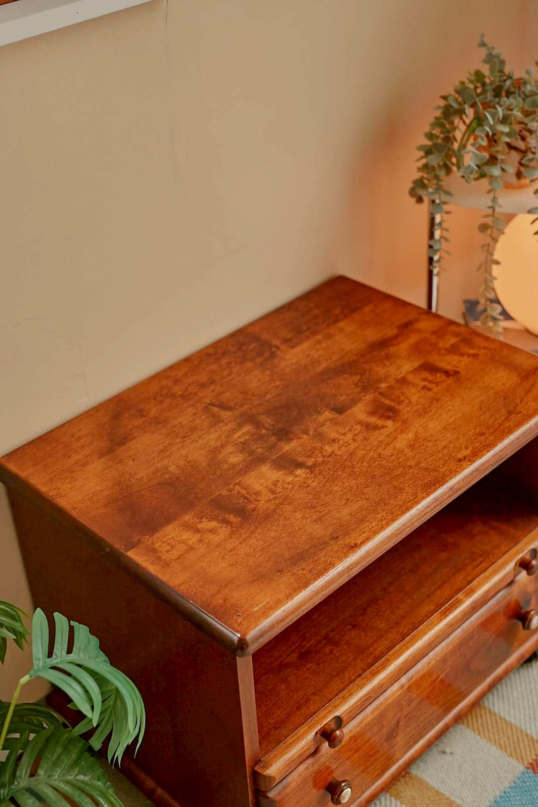 Vintage Wood Side Chest