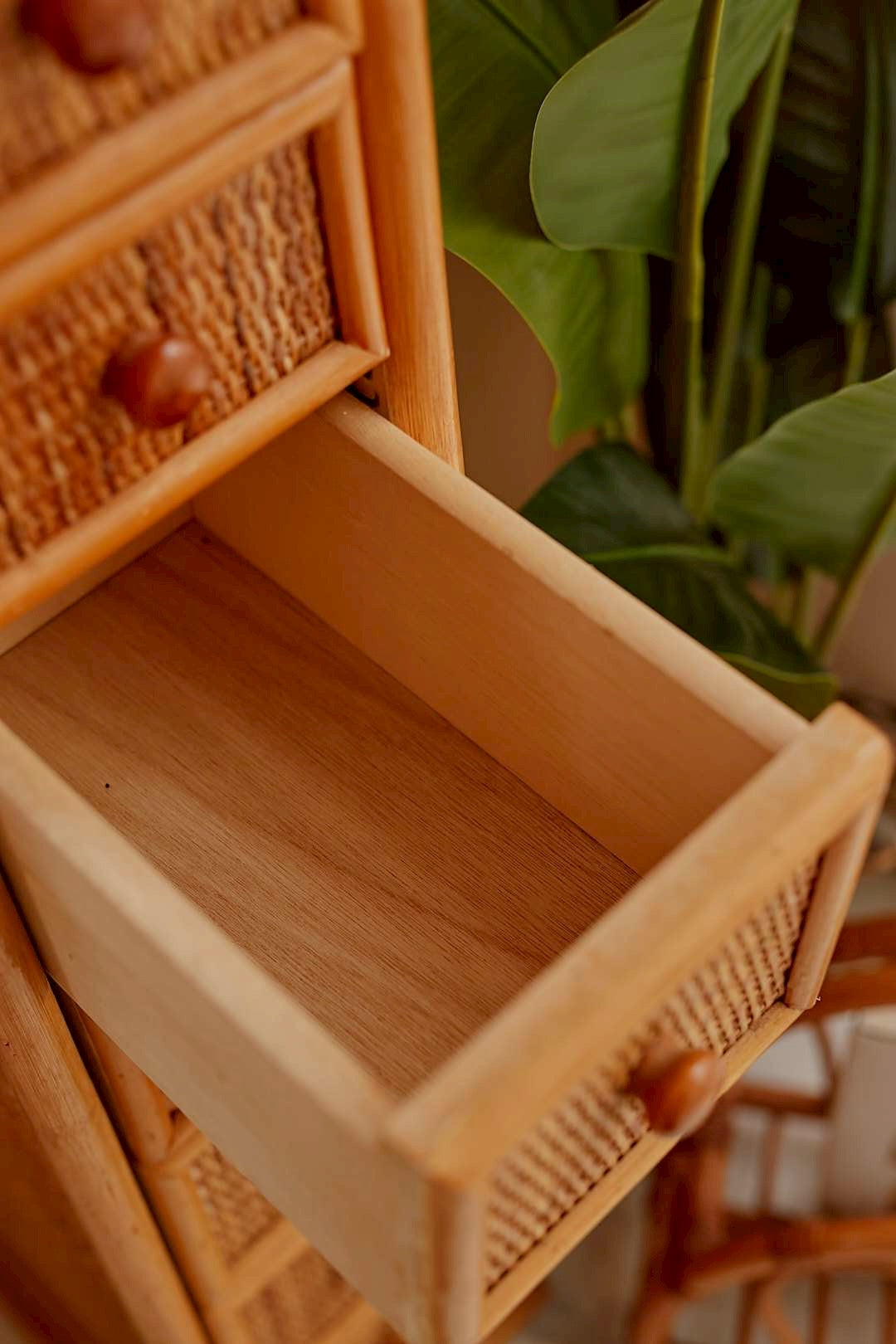 Rattan Slim Chest