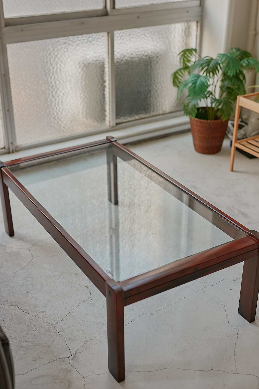 カリモク Glass Coffee Table