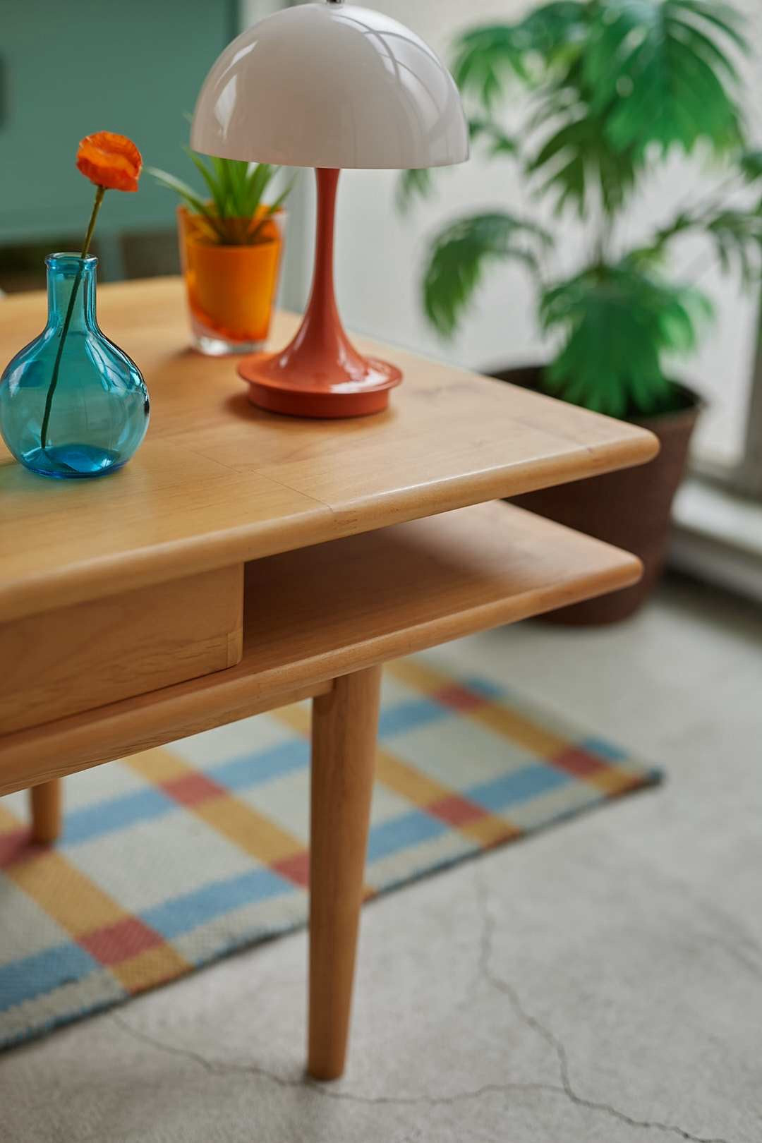 Natural Wood 2tiers Low Table