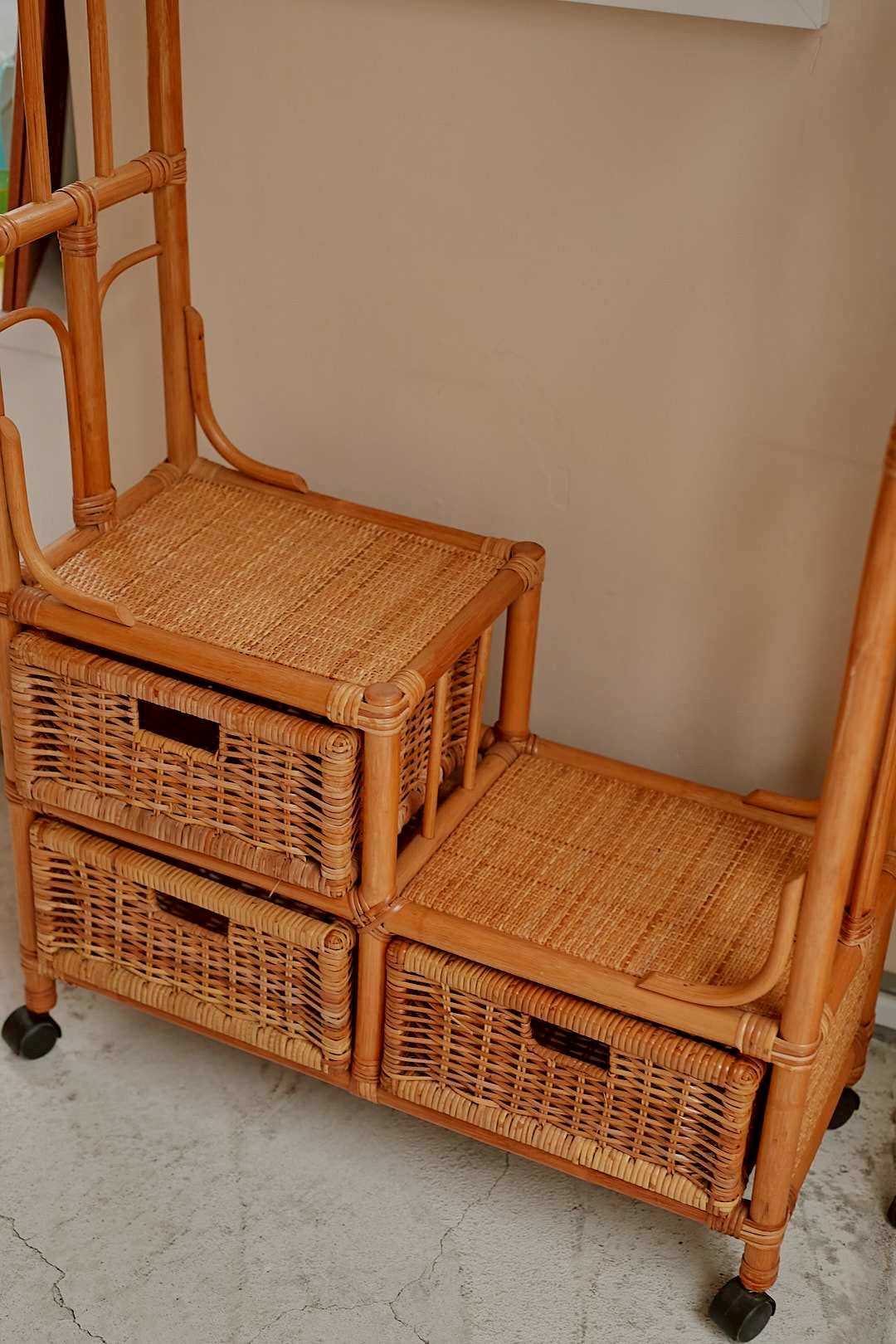 Rattan Hall Tree