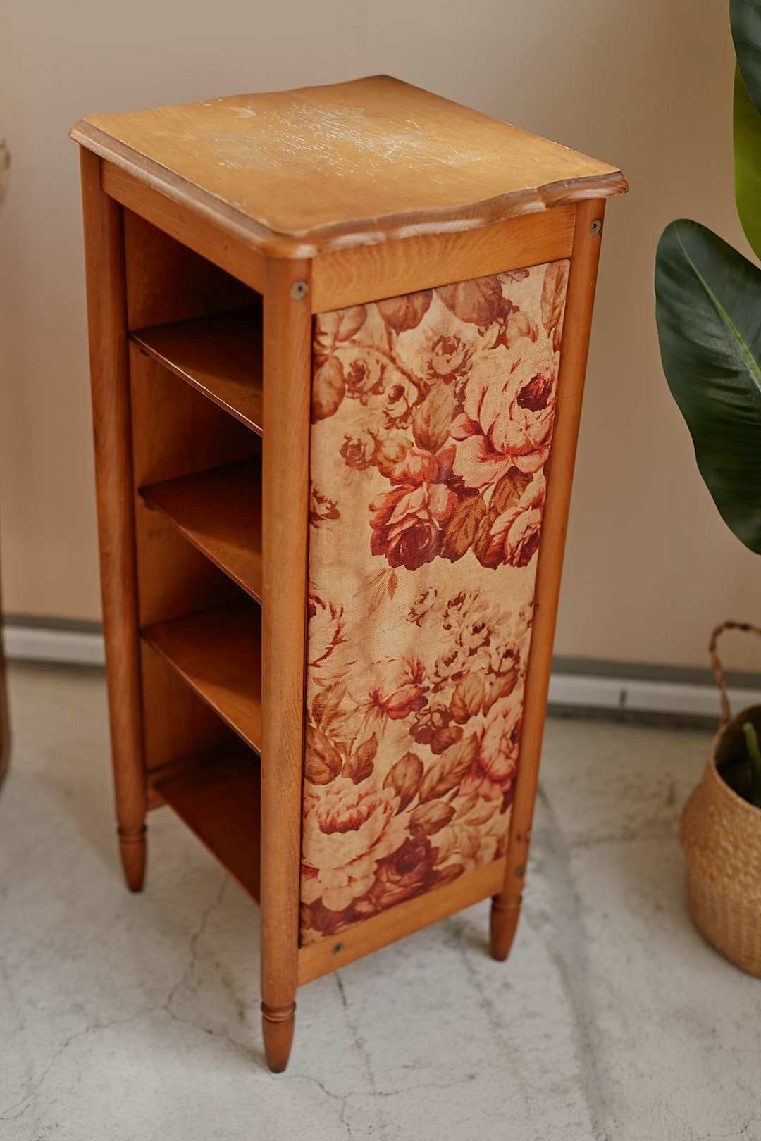 Floral Side Shelf