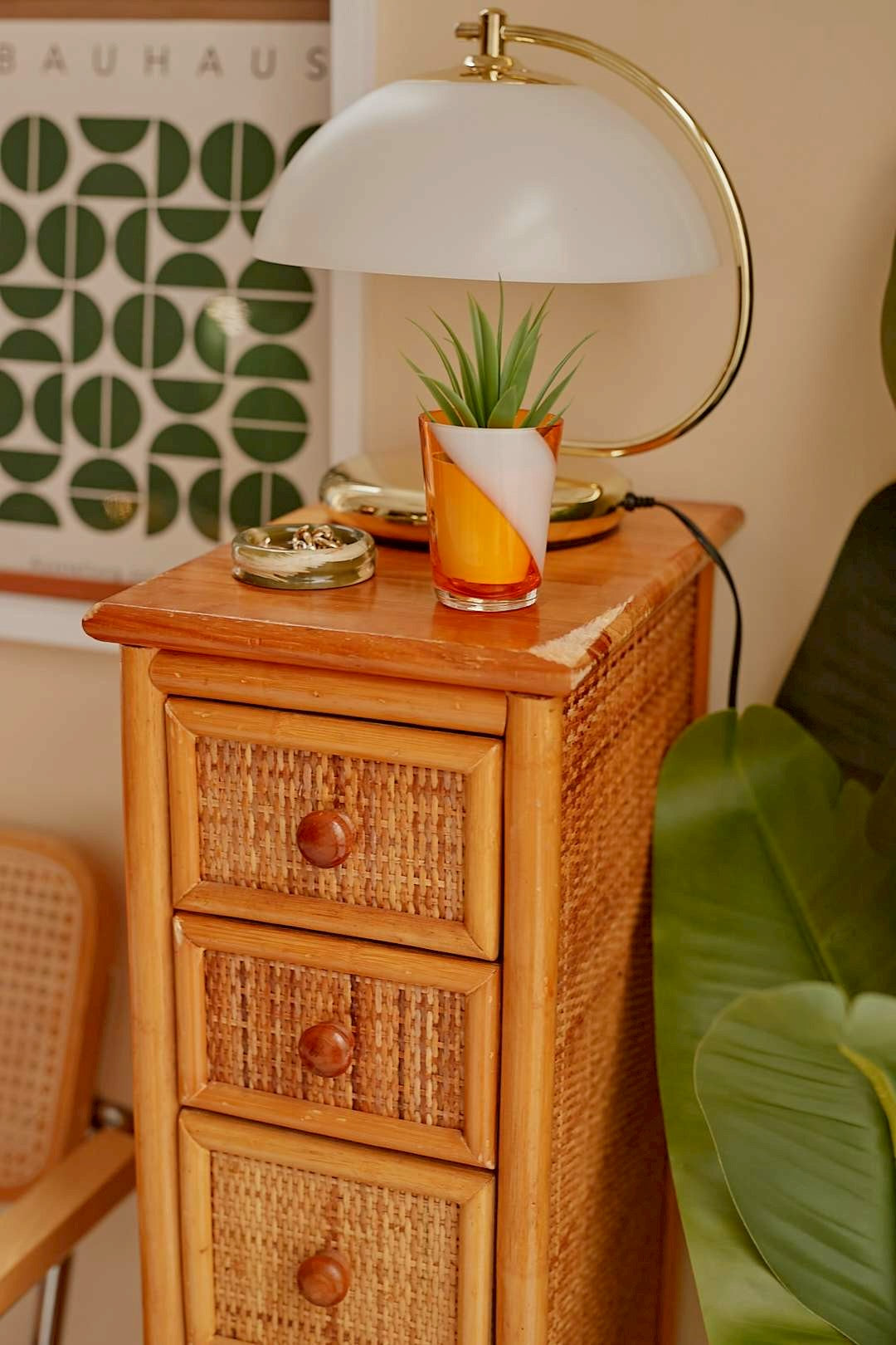 Rattan Slim Chest