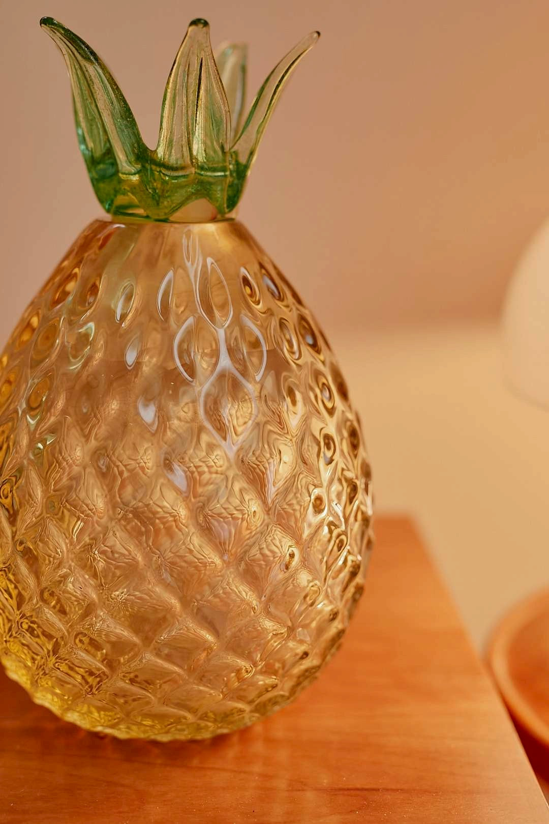 Tropical Glass Objet Vase