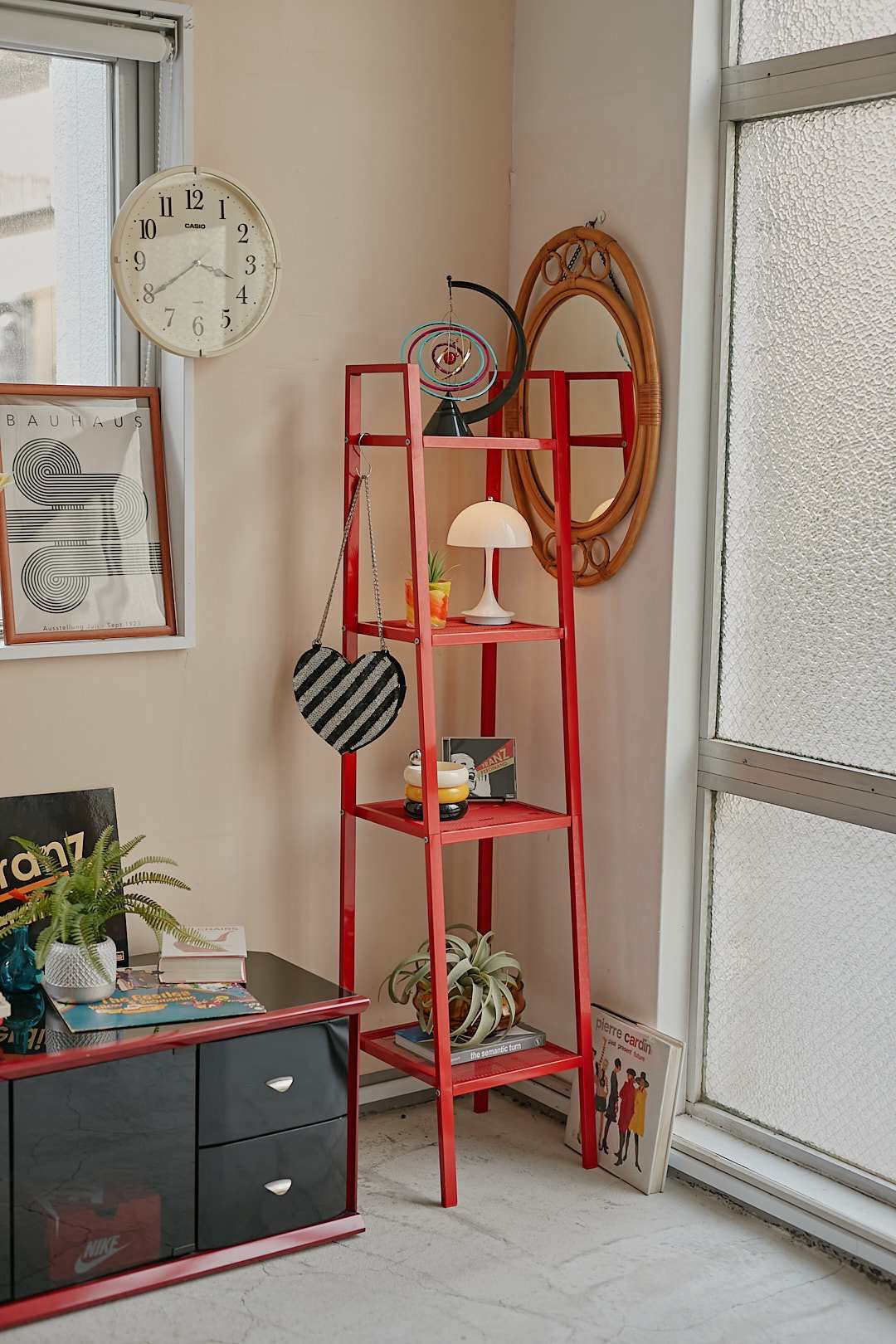Red Ladder Shelf