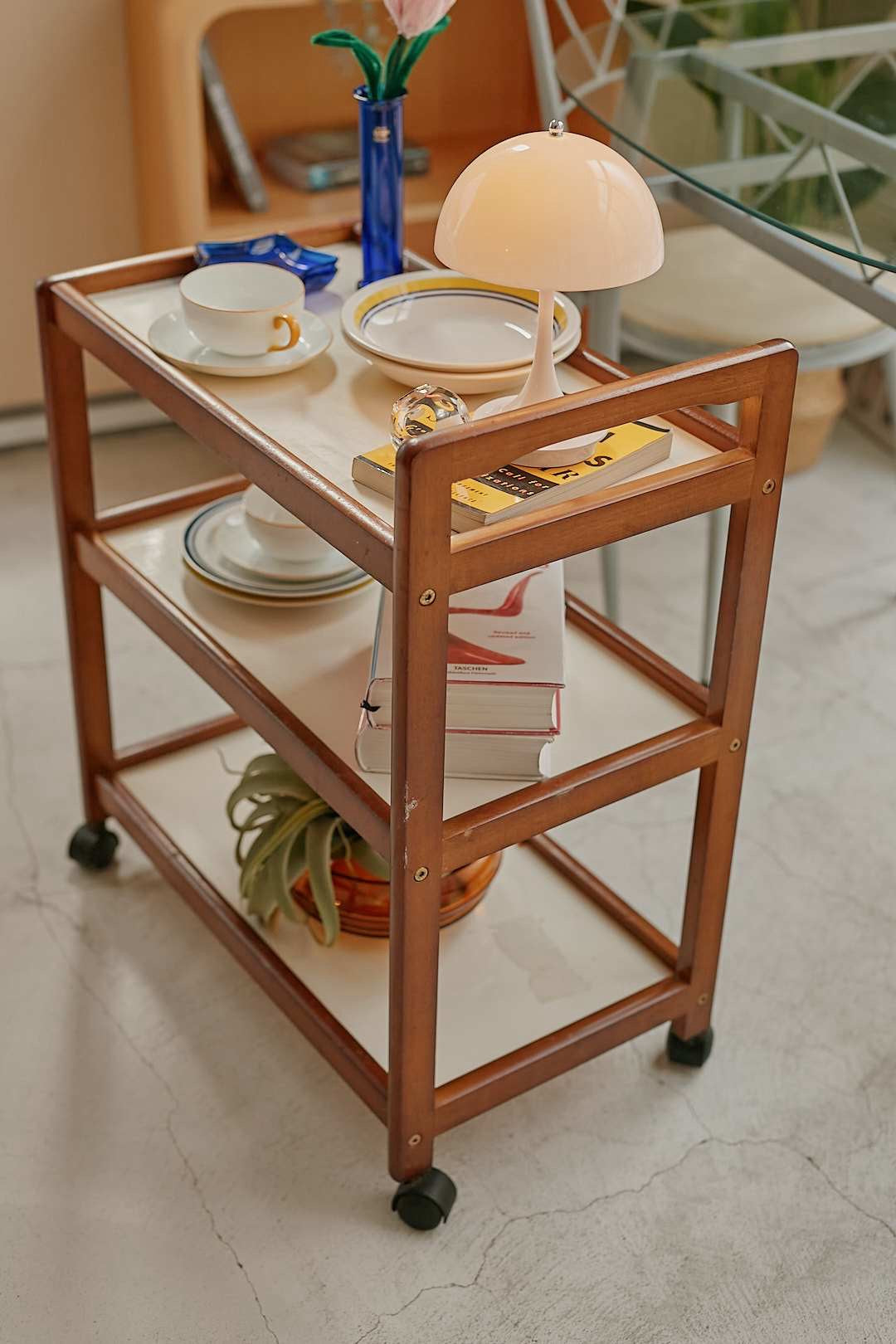 3Tier Wood Caster Wagon