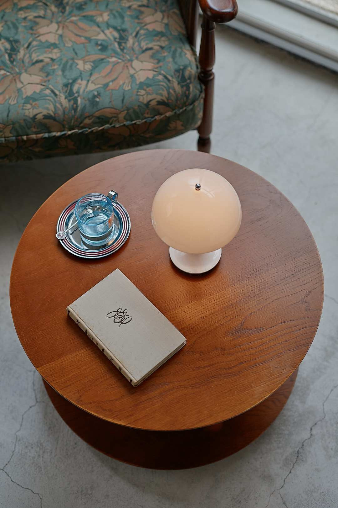 Round Wood Stage Table