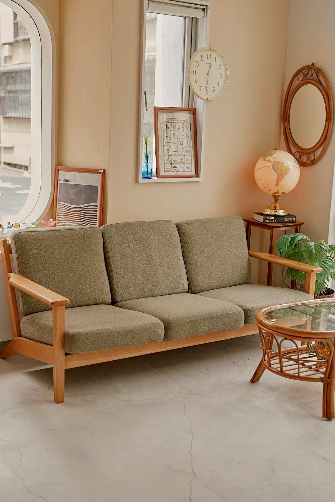 Natural Oak Frame Sofa