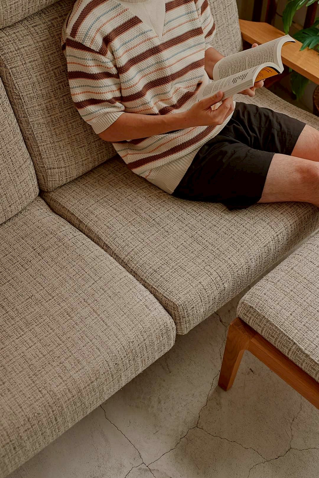 Natural Oak Highback Sofa