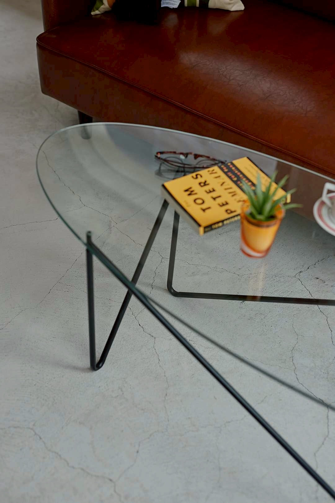 Glass Orbit Table