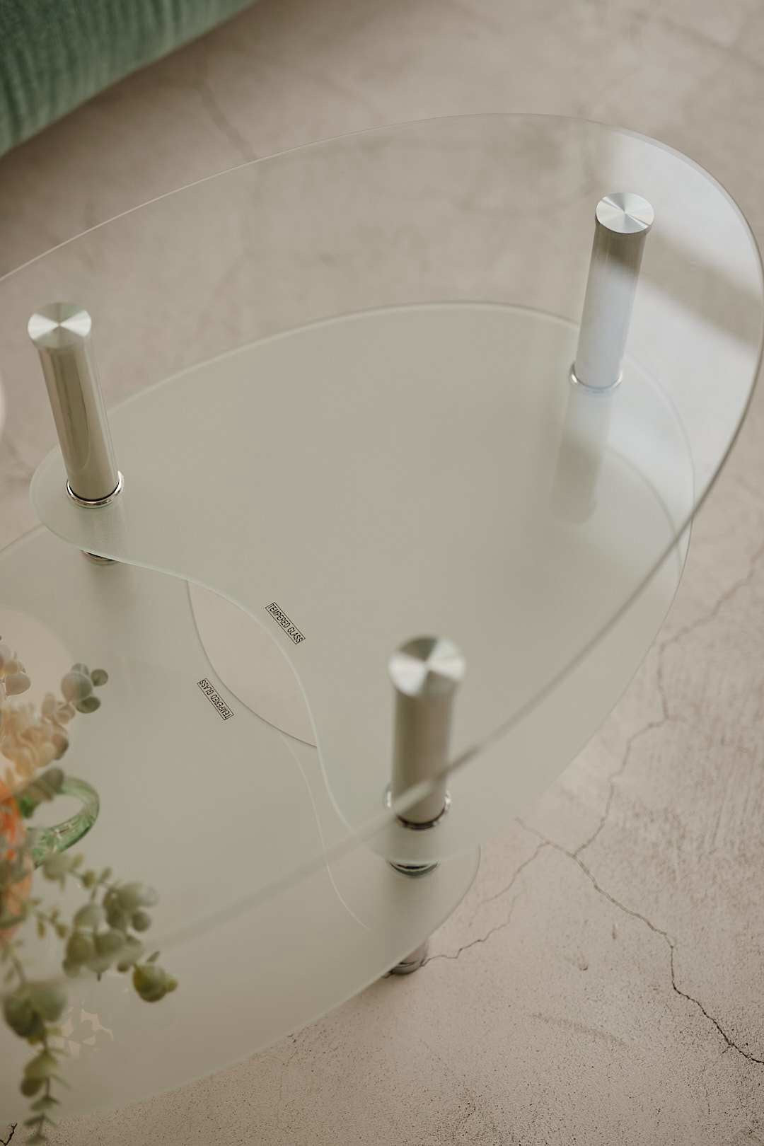 Floating Glass Table
