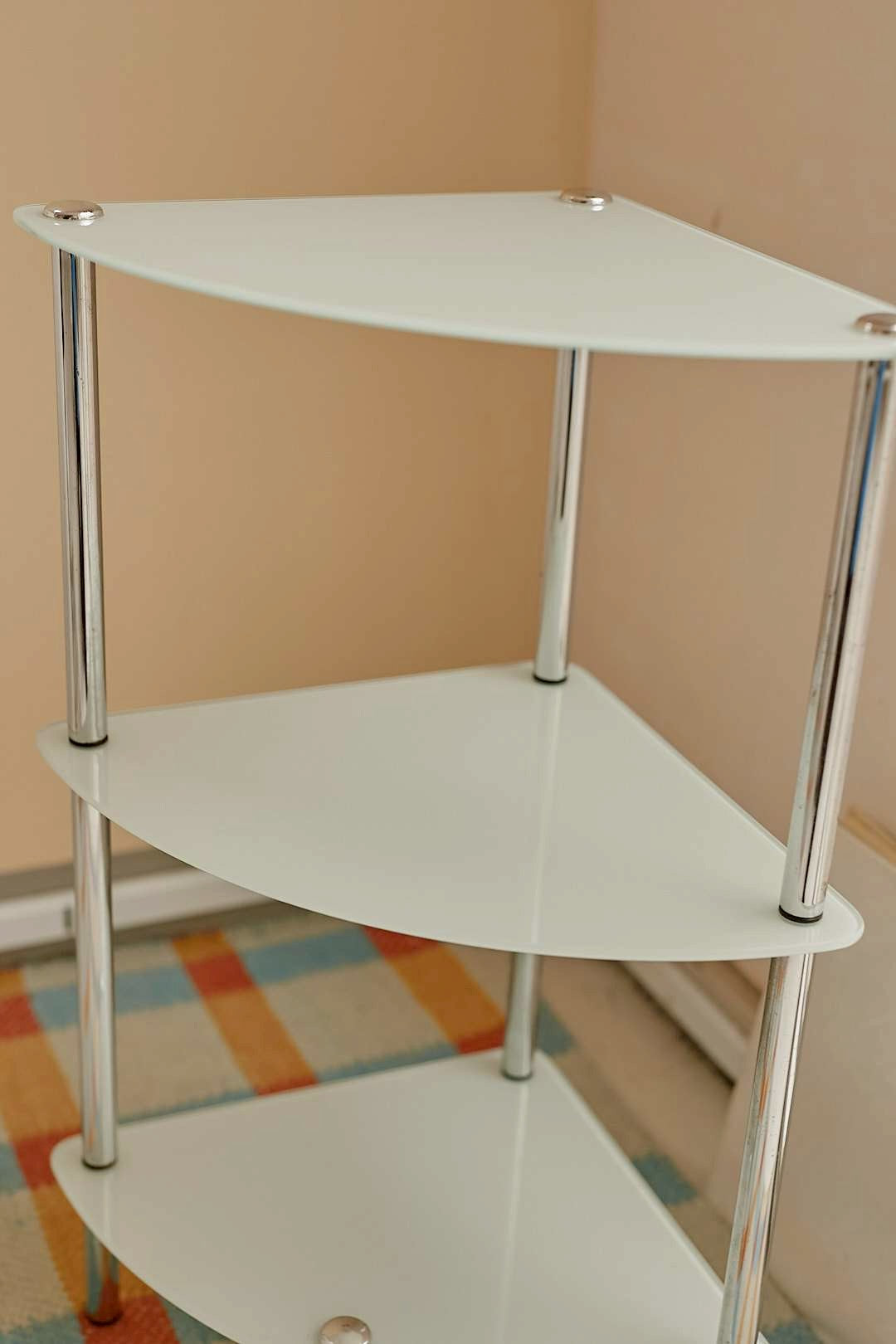 Glass Corner Stand