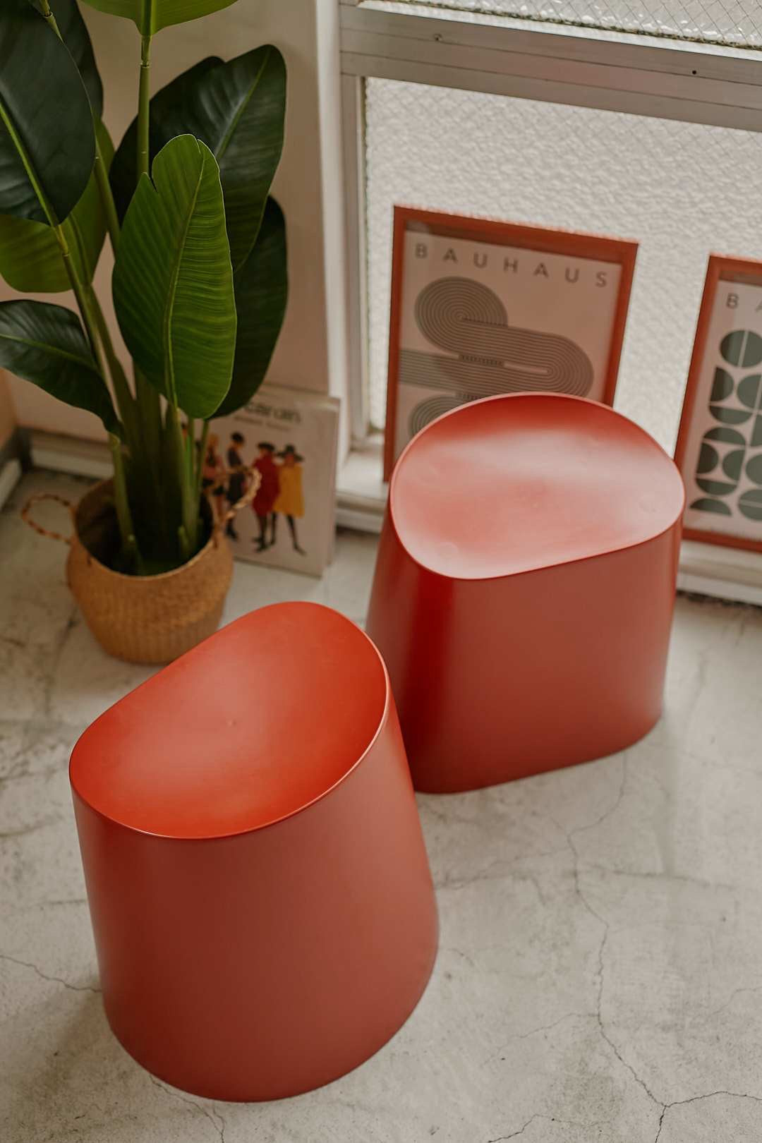 Terracotta Side Stool