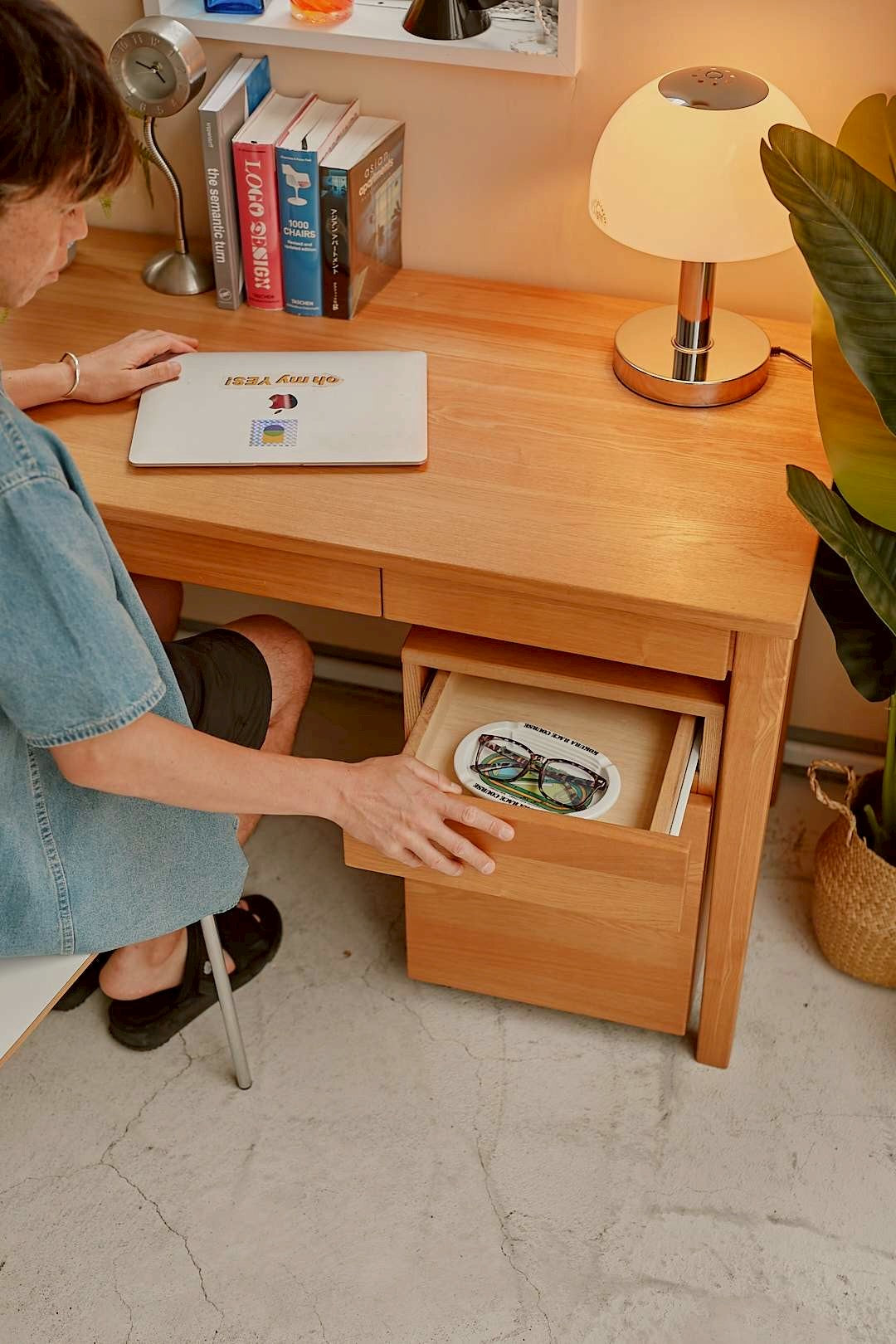 Oak Work Desk